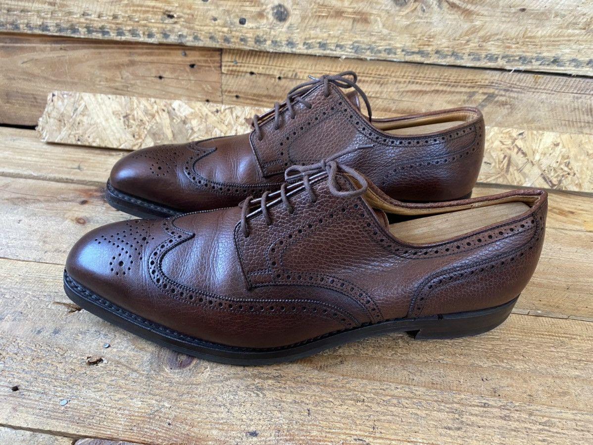 Crockett & Jones Crockett and jones rugby pebble grain brown leather oxford Size US 11.5 / EU 44-45 - 6 Thumbnail