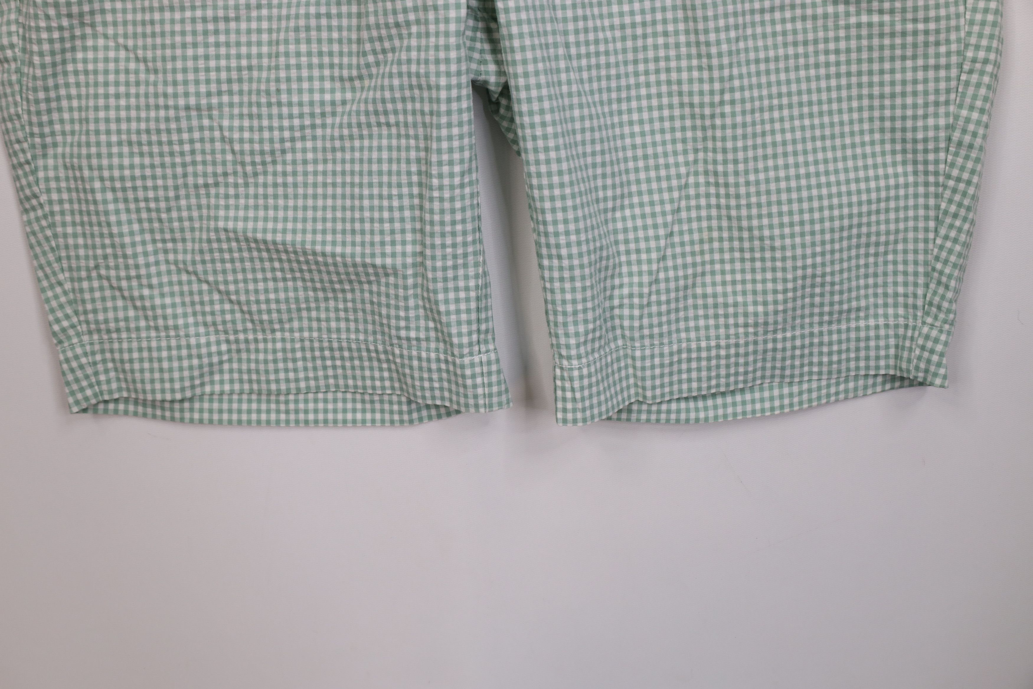 Ralph Lauren Vintage Ralph Lauren Chino Shorts Gingham Plaid Green Size US 35 - 4 Thumbnail