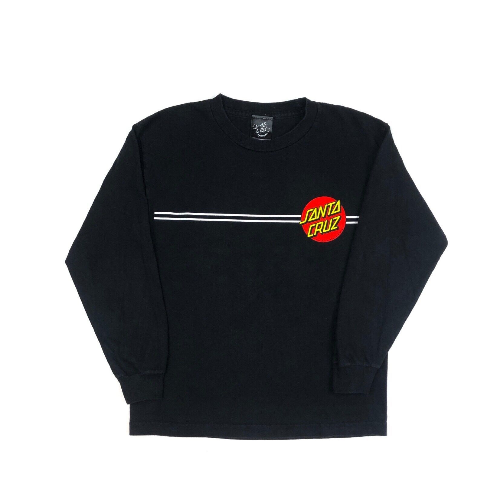 Santa Cruz Skateboards Santa Cruz Black Logo Long Sleeve Shirt Tee Medium M B3 Size US M / EU 48-50 / 2 - 1 Thumbnail