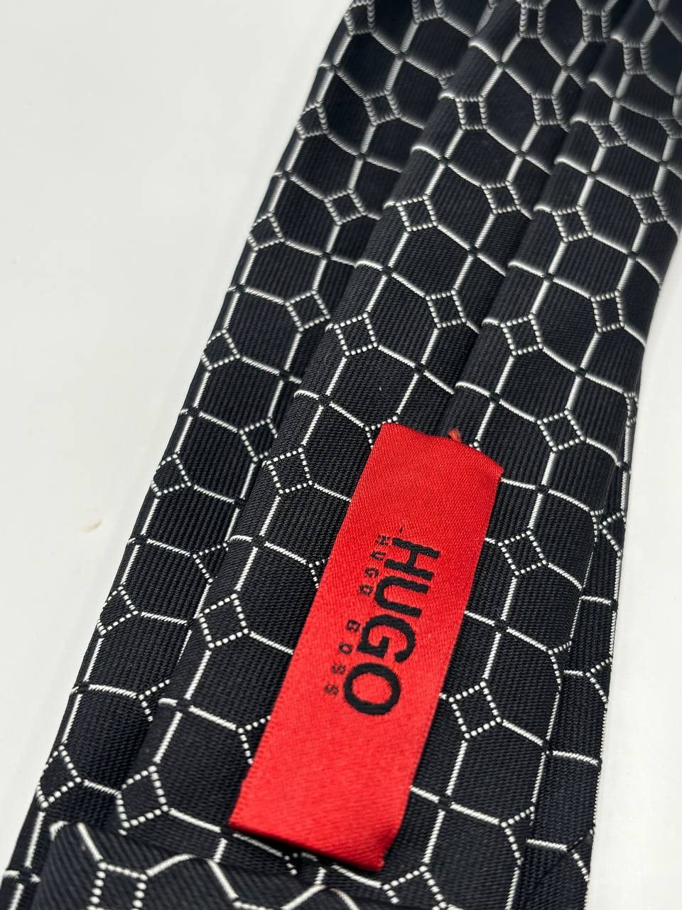 Hugo Boss Hugo Boss Silk Geometric Tie - Made in Italy Size ONE SIZE - 3 Thumbnail