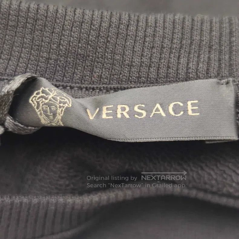 Versace Versace Cotton letter logo crew neck sweatshirt Size US L / EU 52-54 / 3 - 5 Thumbnail