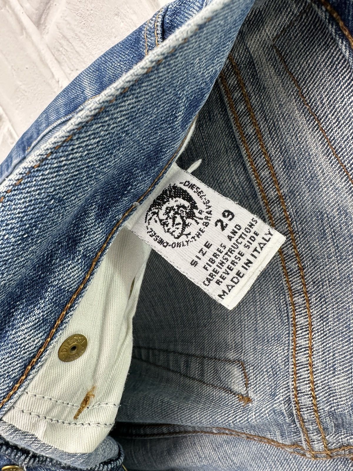 Diesel Y2K DIESEL Cheyenne Carpenter High Waist Denim Pants Size US 29 - 12 Thumbnail
