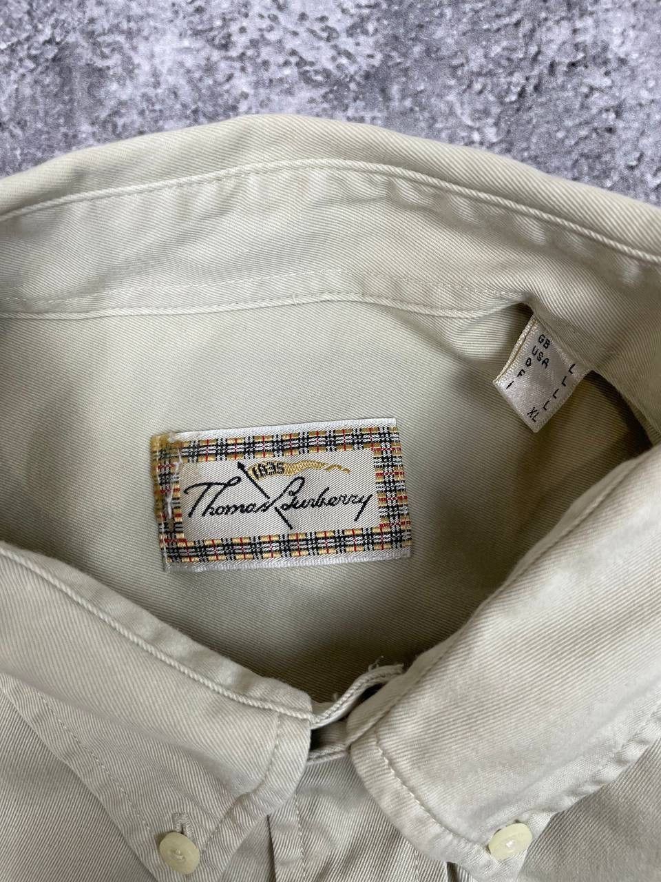 Burberry Burberry Thomas Burberry Vintage Men Cotton Shirt Size XL Size US XL / EU 56 / 4 - 4 Thumbnail
