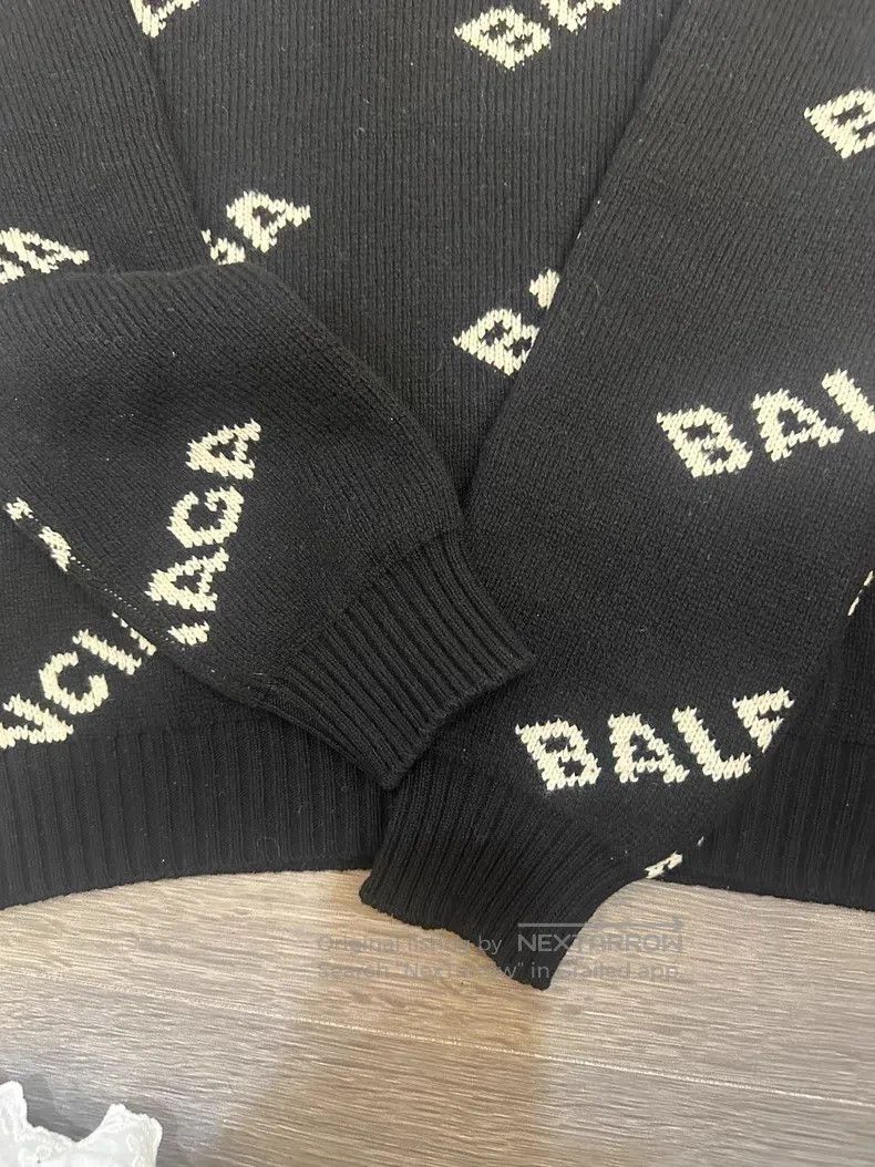 Other Balenciaga Black and White Bulletproof Sweater Size US S / EU 44-46 / 1 - 4 Thumbnail