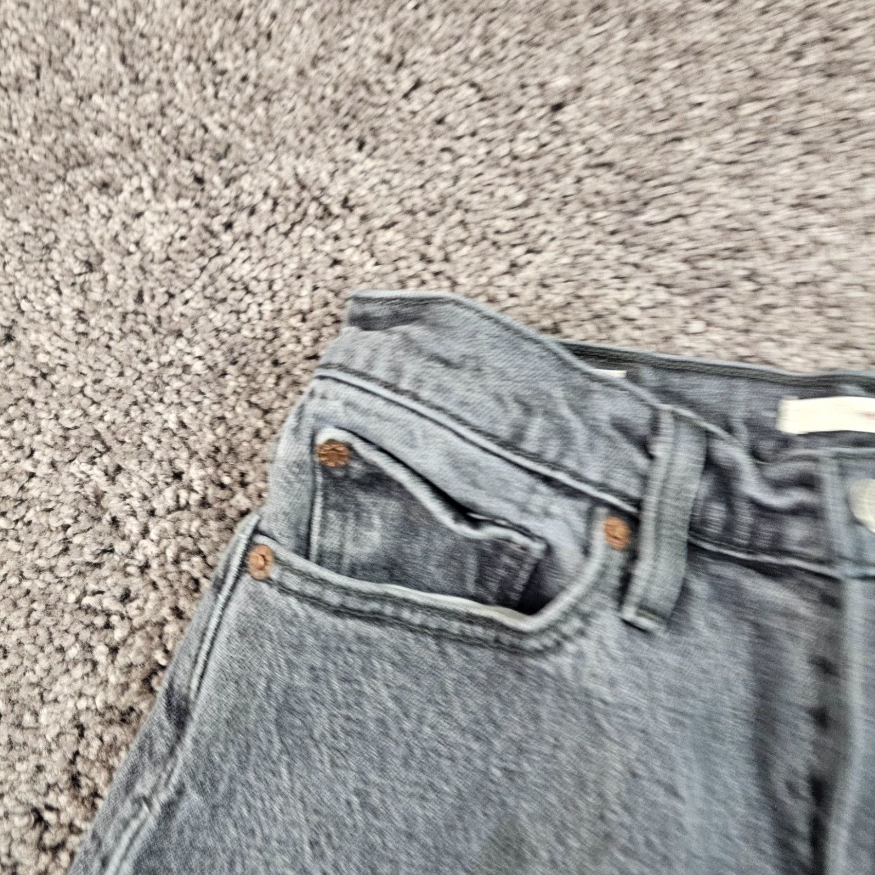 Levi's VINTAGE Levi's Womens Jeans Ankle Stretch 26 Gray High Rise Button Fly Icon Fit 90s Womens Size 25" / US 0 / IT 36 - 3 Thumbnail