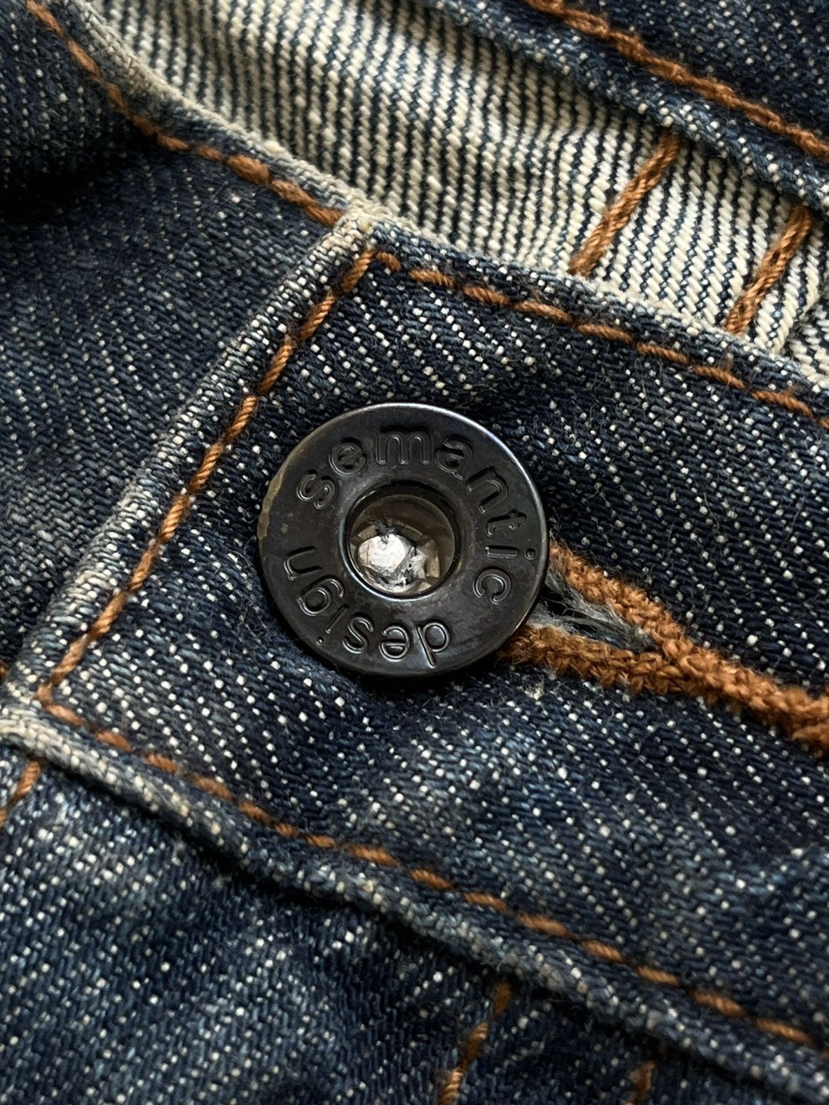 If Six Was Nine SEMANTIC DESIGN JAPANESE DENIM FADED WASHED JEANS Size US 32 / EU 48 - 9 Thumbnail
