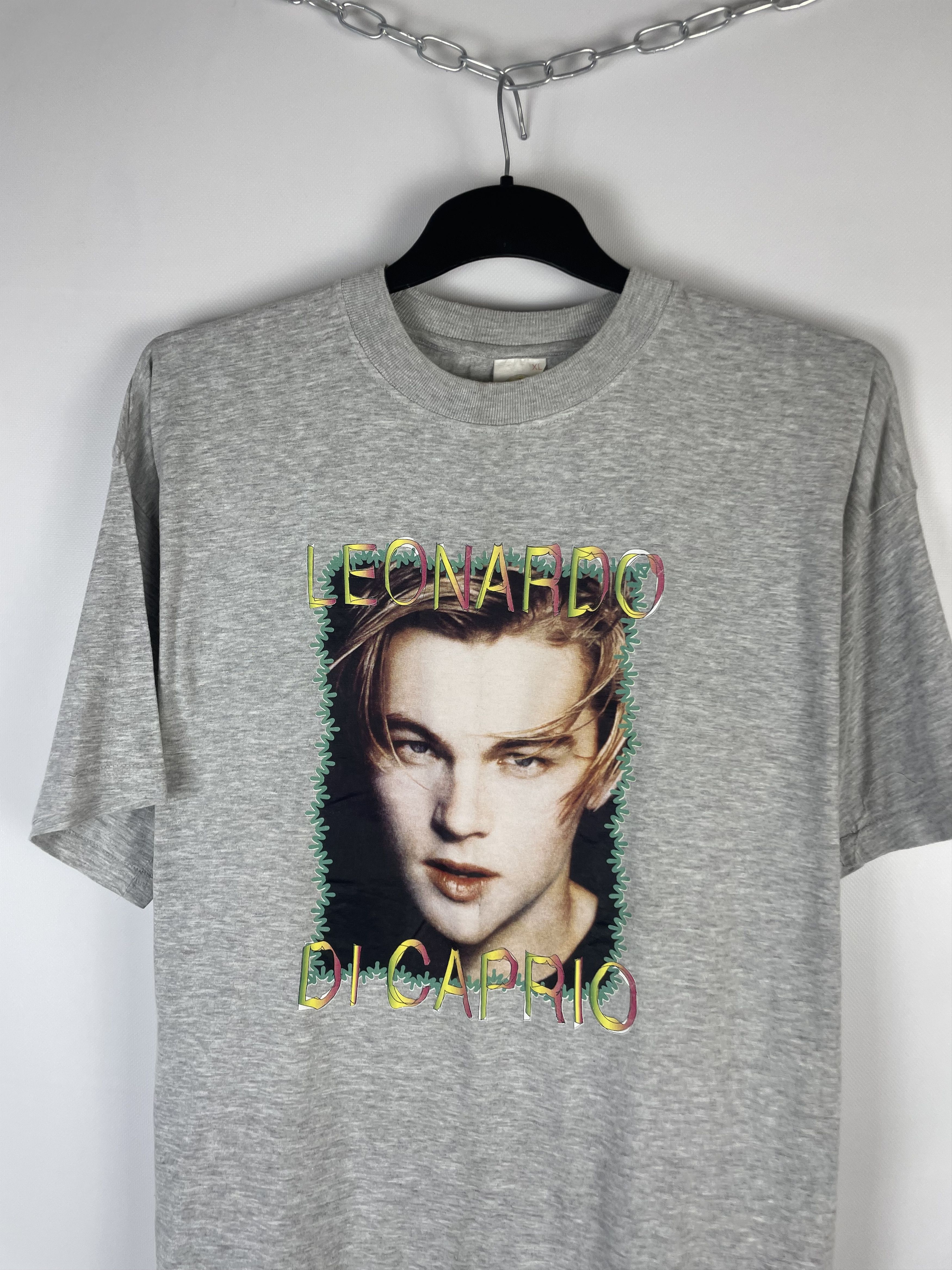 Vintage Vintage 90s Leonardo Dicaprio Leo Movie Tee Size US XL / EU 56 / 4 - 3 Thumbnail