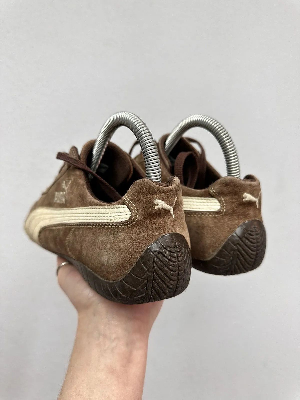 Vintage Vintage Puma Speed Cat brown Avantgarde Japan Style Y2k Size US 7 / EU 40 - 7 Thumbnail