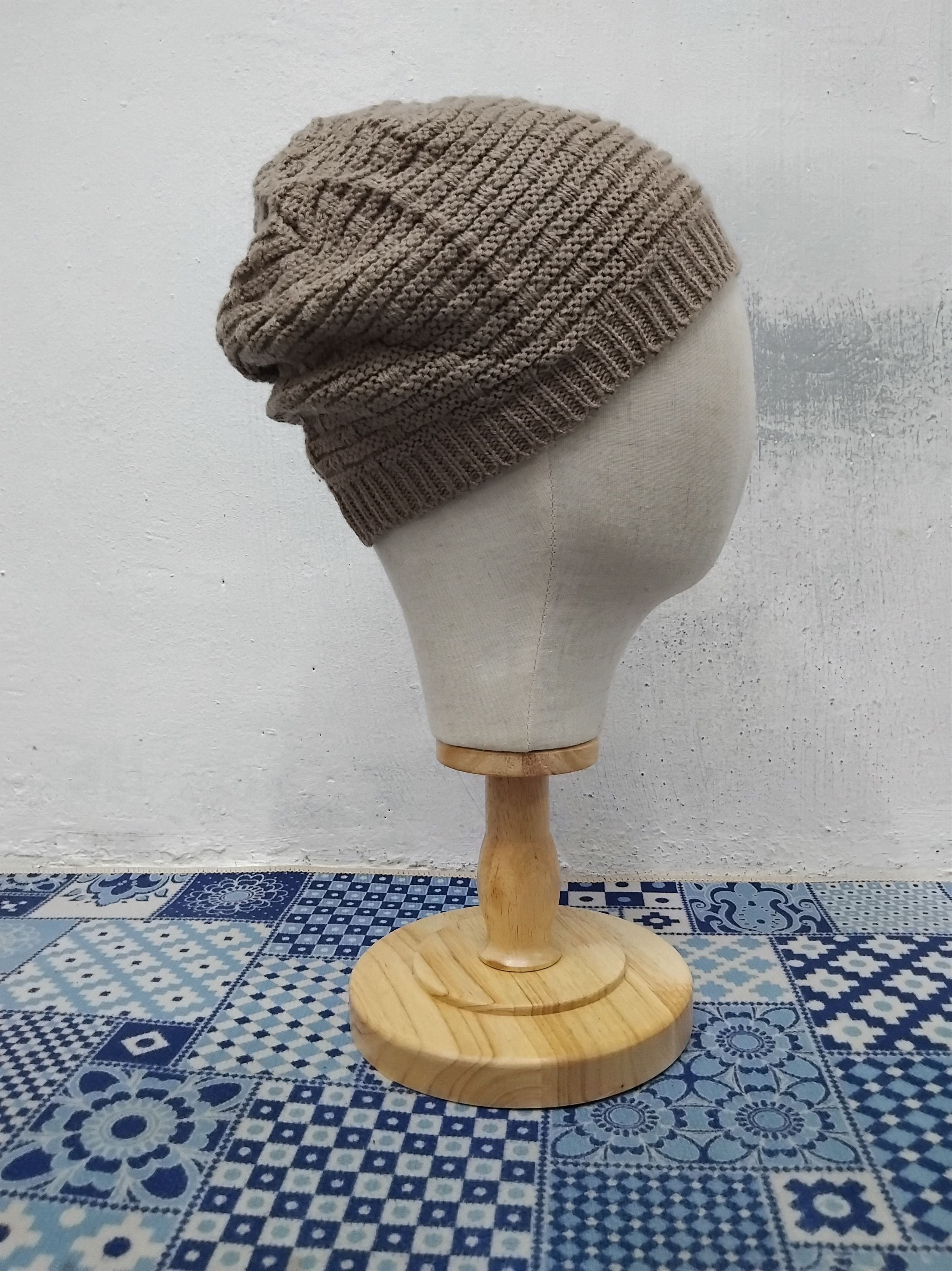 Japanese Brand 💥Meprise chocolate colour beanie hat Size ONE SIZE - 6 Thumbnail