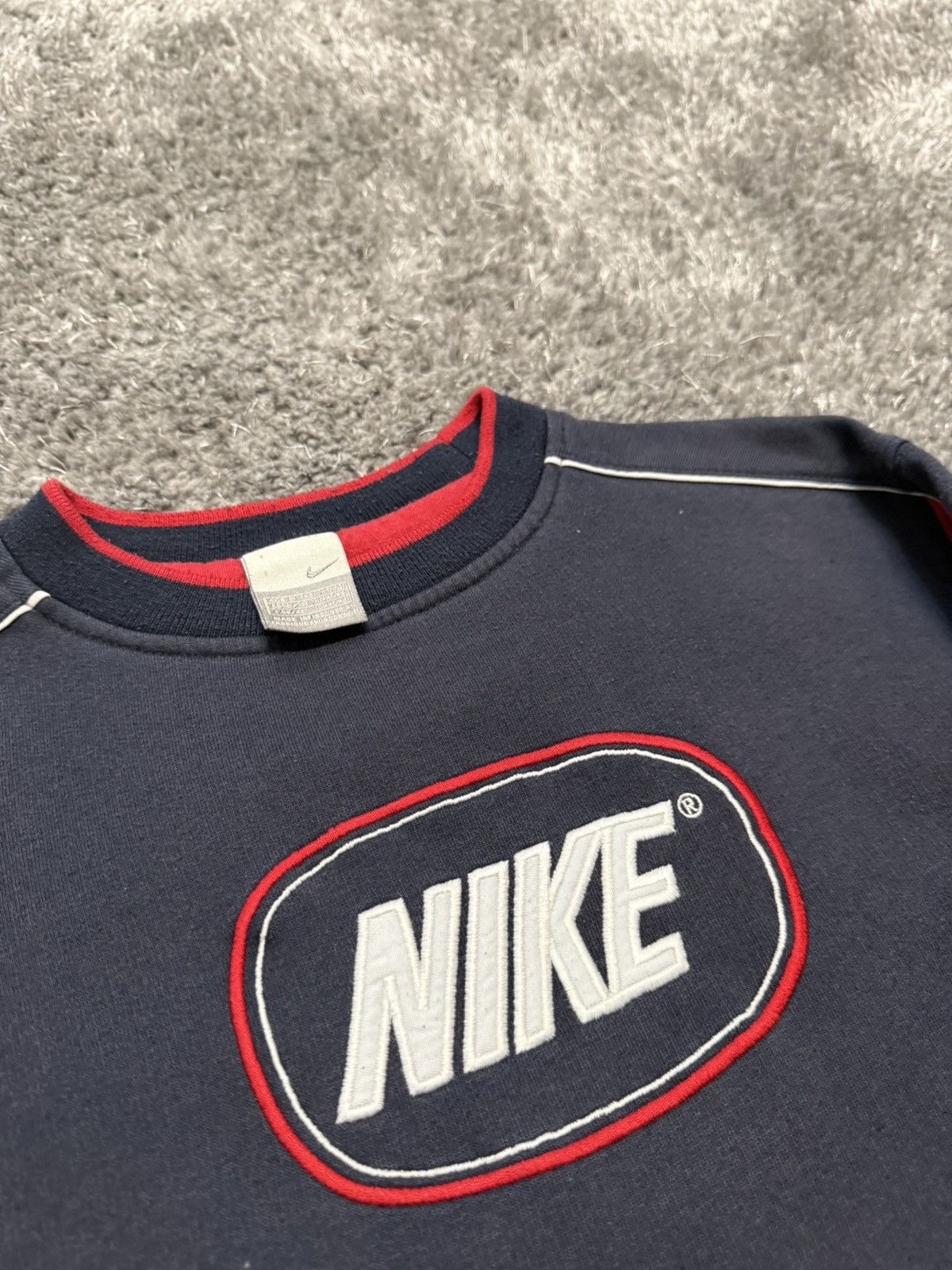 Nike 90’s NIKE SPELLOUT SWOOSH LOGO SWEATSHIRT Y2K Size US S / EU 44-46 / 1 - 2 Thumbnail