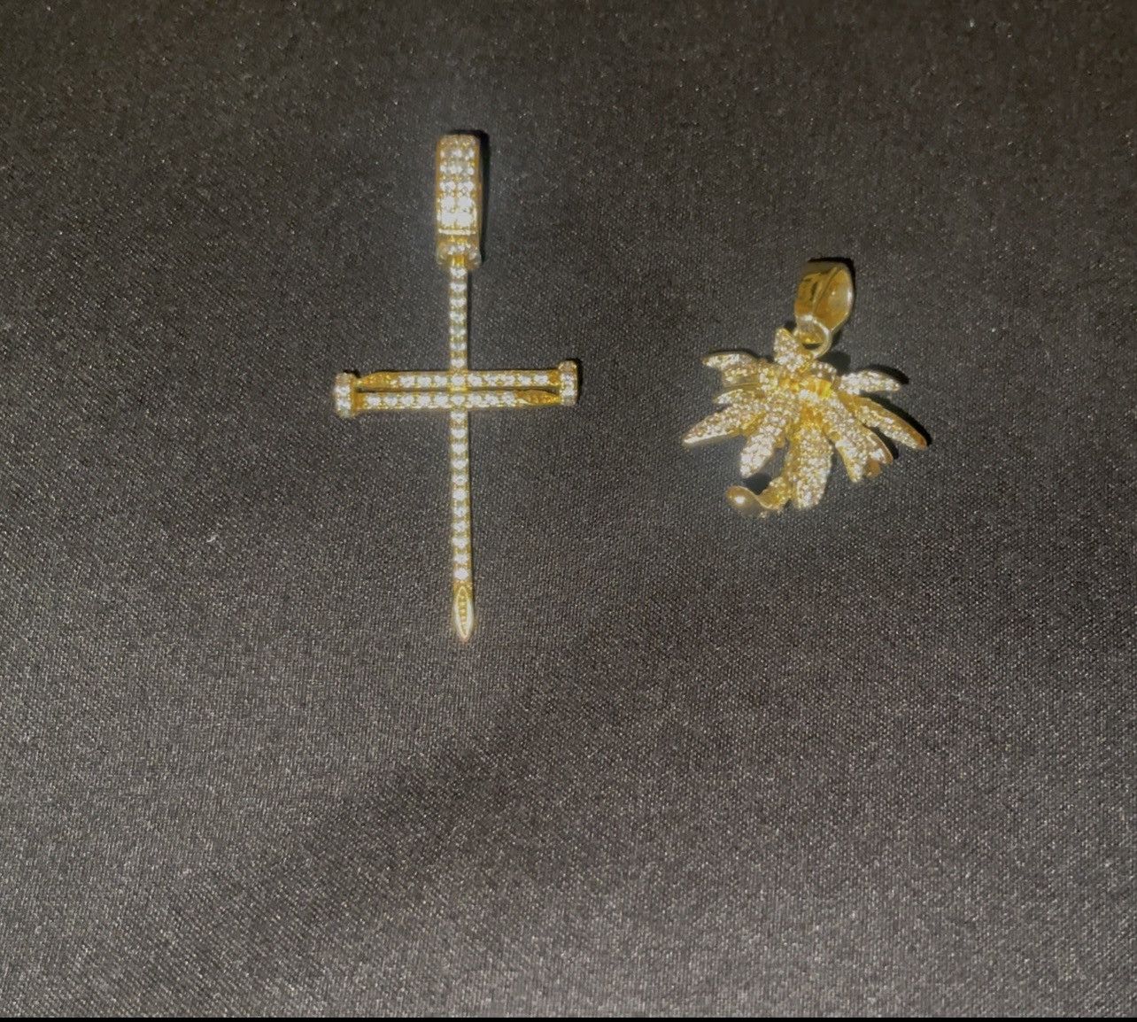 Other NEEDLE CROSS & PALM TREE PENDANT Size ONE SIZE - 3 Thumbnail