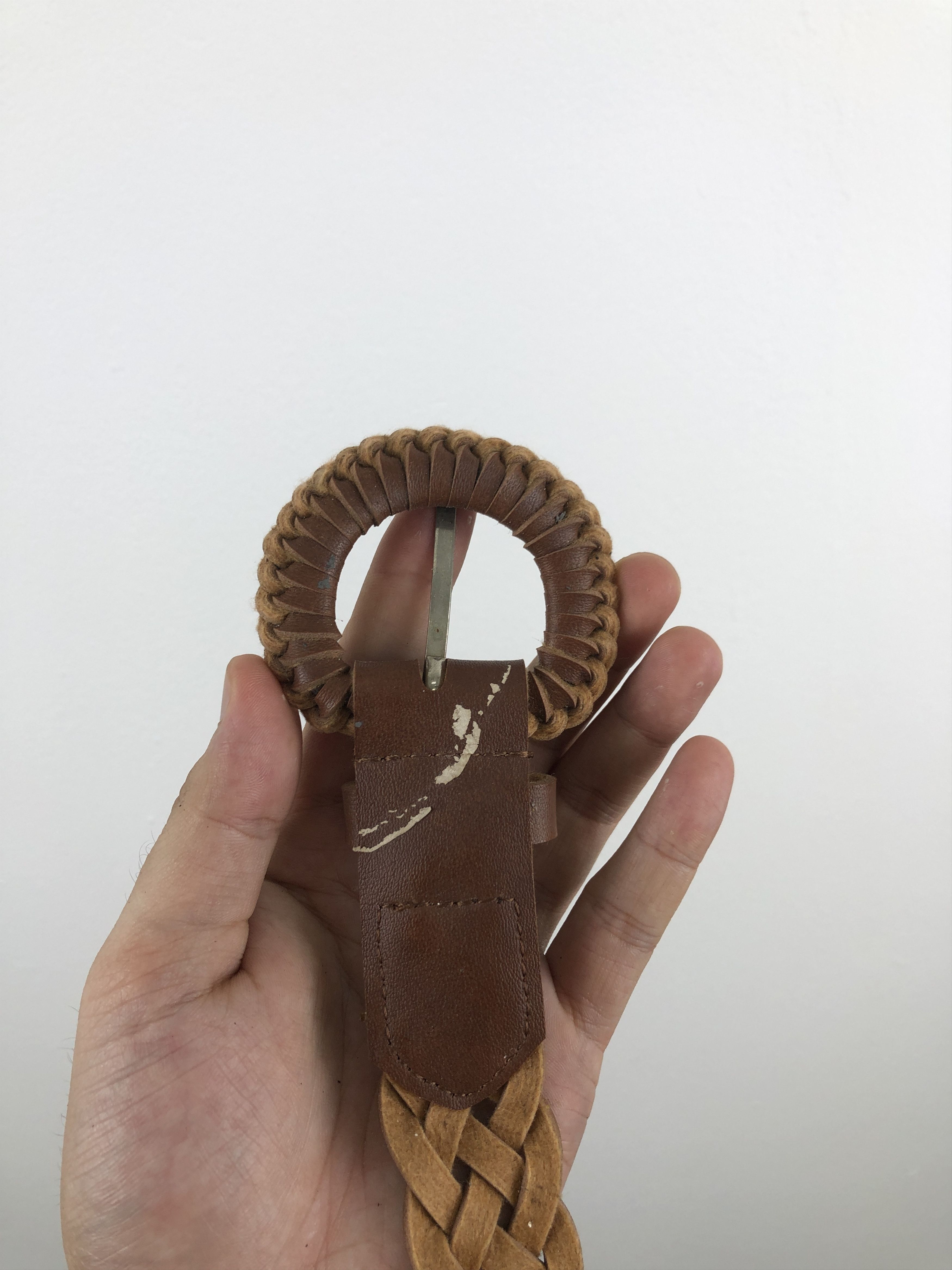 Japanese Brand × Vintage Vintage 70s Bohemian Braided Buckle Belt B0011 Size ONE SIZE - 4 Thumbnail