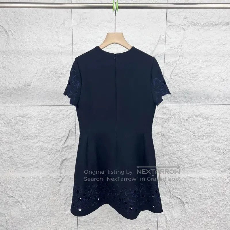 Dior Dior Black Cotton Women's Dress . Size XXS / US 00 / IT 34 - 2 Thumbnail