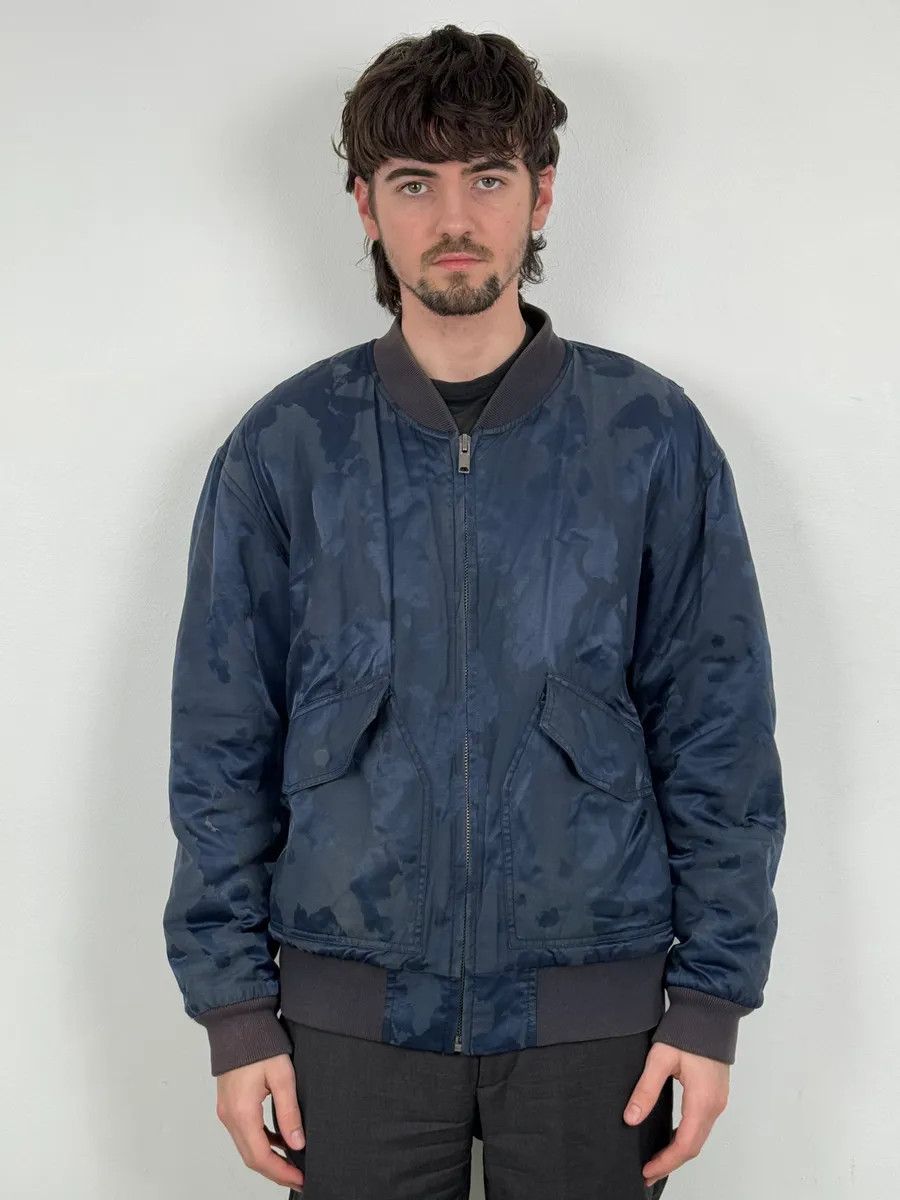 Marc Jacobs Marc Jacobs Navy Camo Cozy Bomber Jacket Size US L / EU 52-54 / 3 - 2 Thumbnail