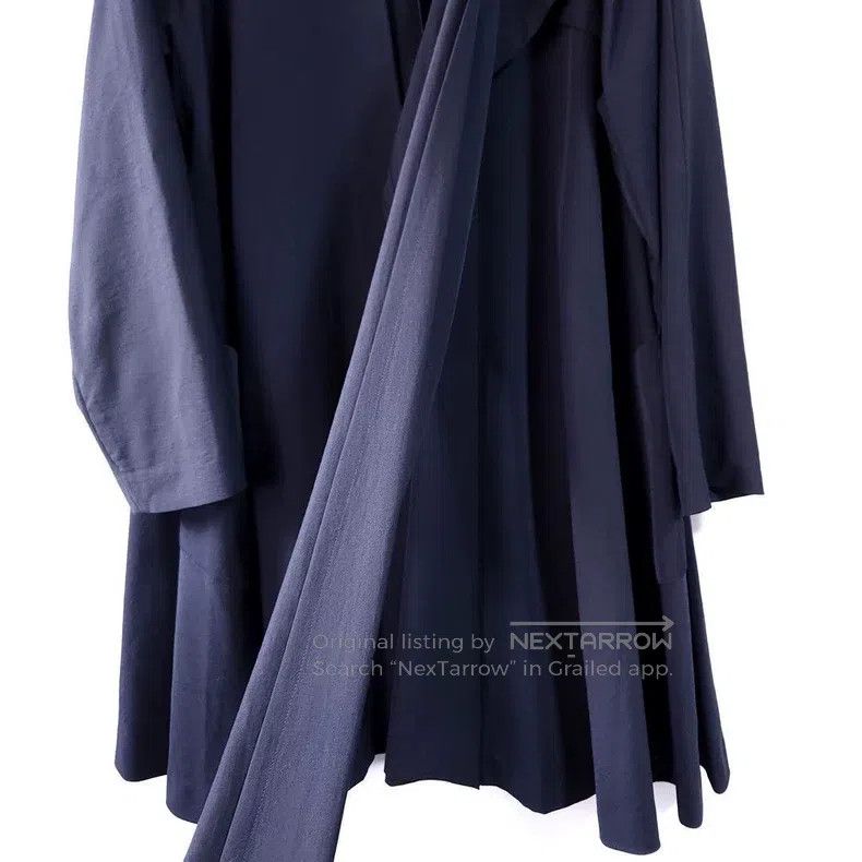 Yohji Yamamoto Yohji Yamamoto 1980s wool scarf collar coat Size US M / EU 48-50 / 2 - 5 Thumbnail