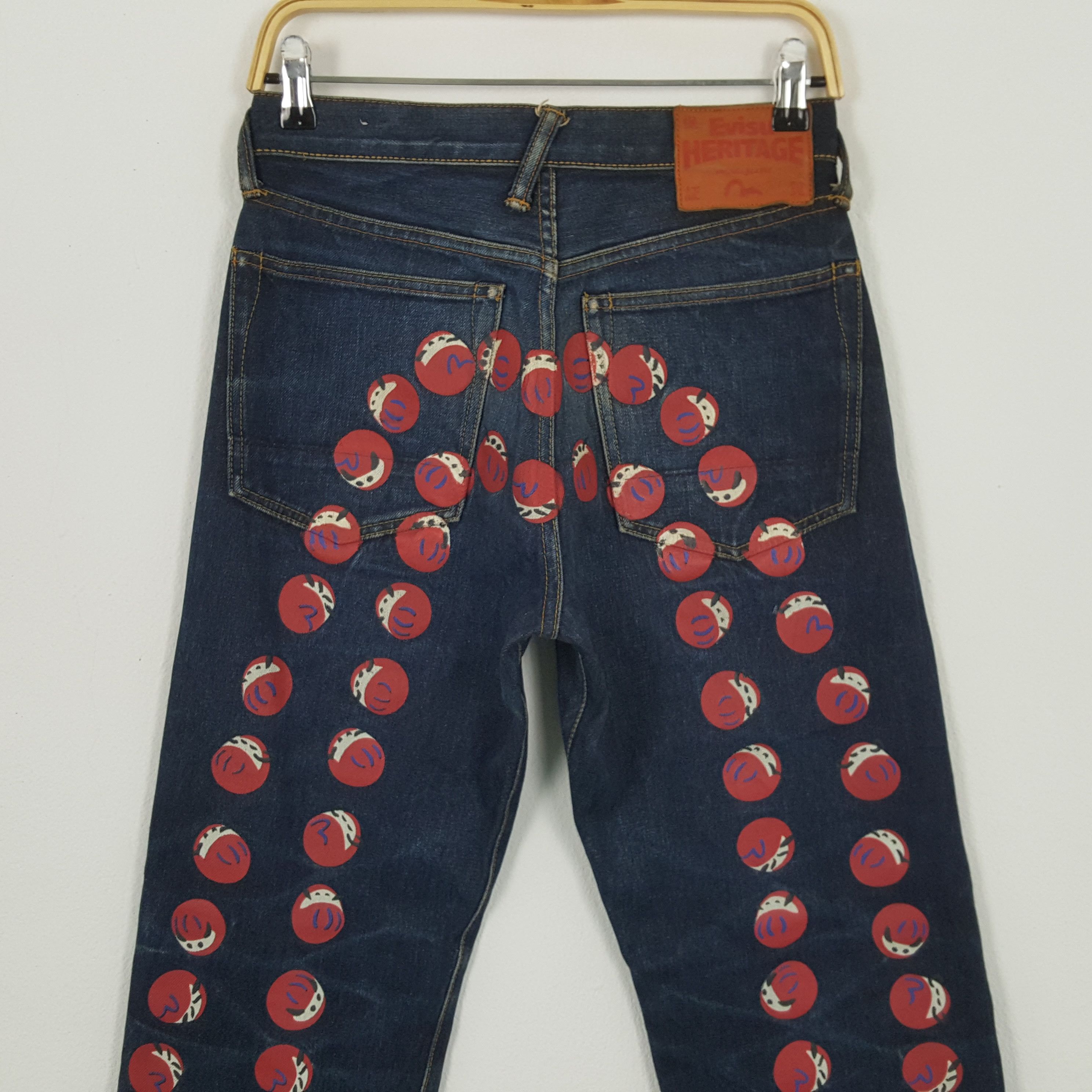 Evisu × Japanese Brand × Vintage Vintage EVISU Japanese Brand Daicock Style Jeans Size US 27 - 2 Thumbnail