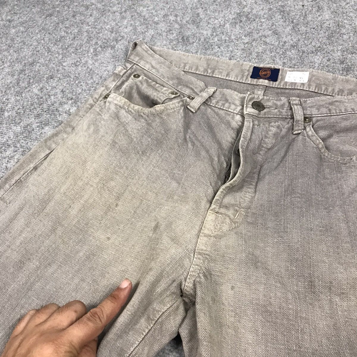 Japanese Brand × OMNIGOD OMNIGOD GRAY SUN FADED PANTS JAPAN BRAND MADE Size US 30 / EU 46 - 6 Thumbnail