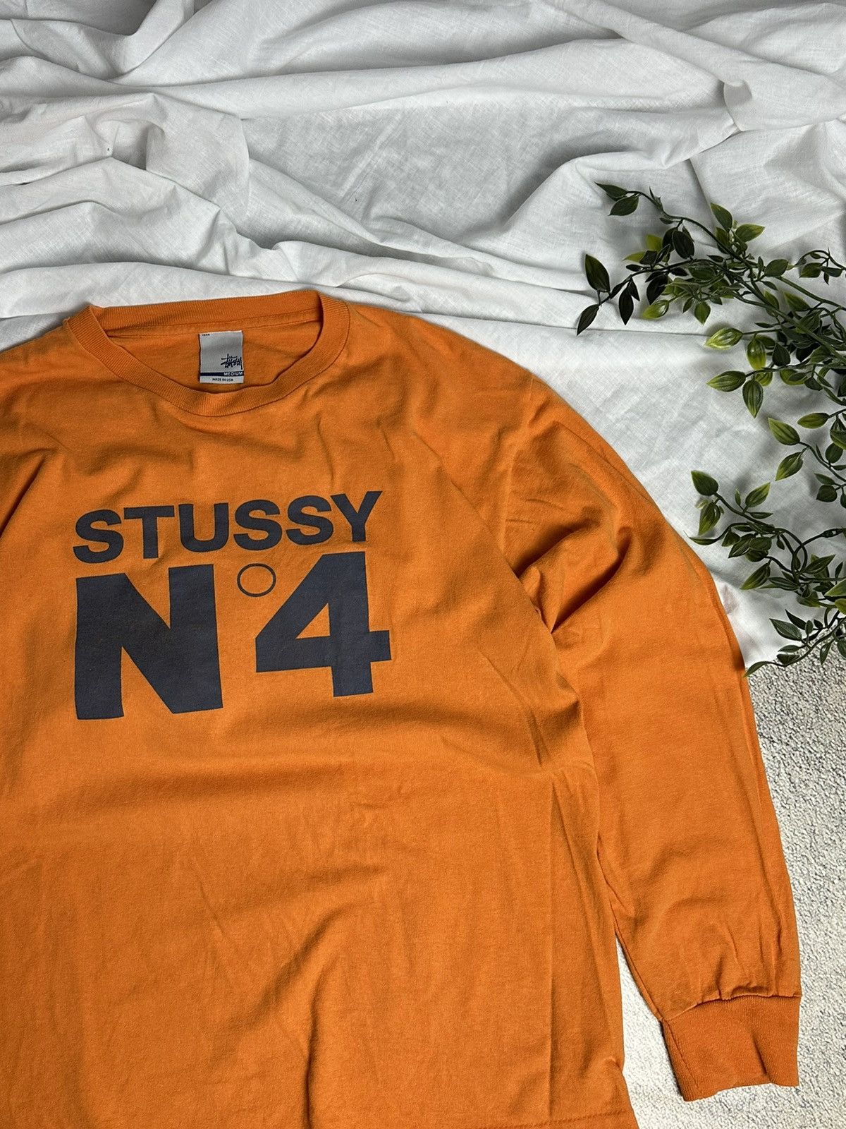 Other t-shirt Stussy N4 long sleeve orange 🍊 Size US M / EU 48-50 / 2 - 4 Thumbnail
