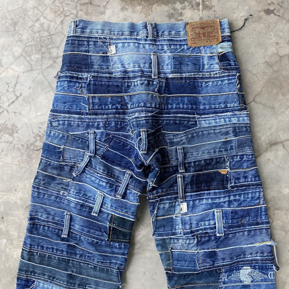 Hysteric Glamour × Levi's Vintage Clothing Reconstructed Levis Flare Hagi Jeans Hysteric Glamour Style Size US 32 / EU 48 - 6 Thumbnail