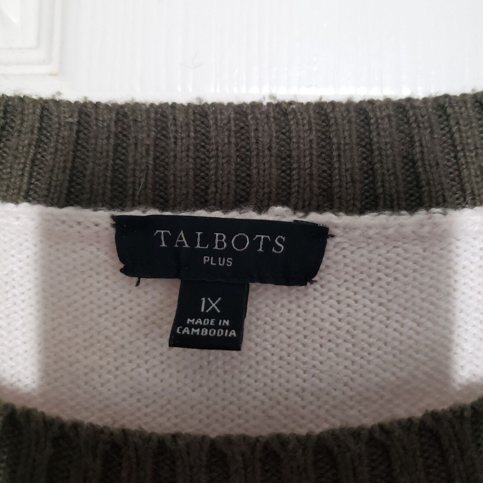 Talbots Talbots Stripe Sweater Womens Size 1X Pink Blue Long Sleeve Size XL / US 12-14 / IT 48-50 - 4 Thumbnail