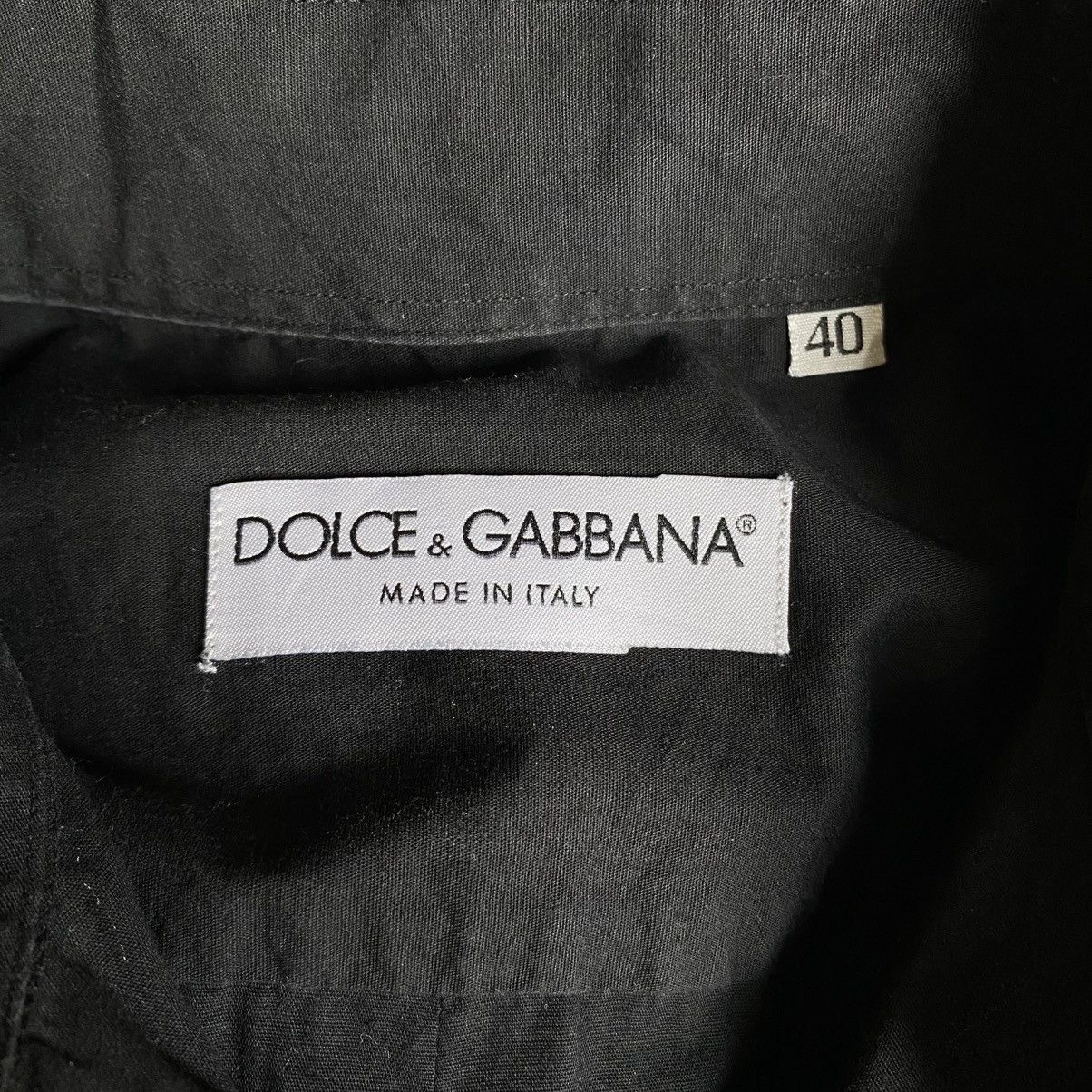 Dolce & Gabbana DOLCE & GABBANA Black Fitted Shirt Size S / US 4 / IT 40 - 22 Thumbnail