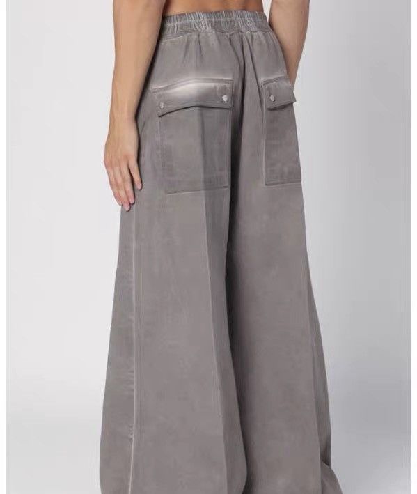 Rick Owens Rick Owens Drkshdw washed grey dyed geth belas zip pants Size US 31 - 4 Thumbnail