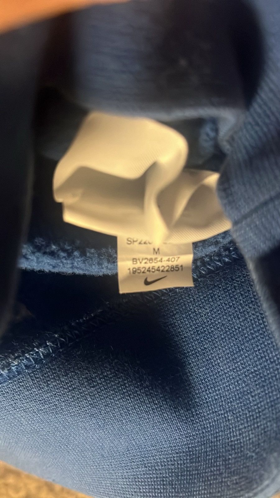 Nike Nike Blue Hoodie Size US M / EU 48-50 / 2 - 2 Thumbnail