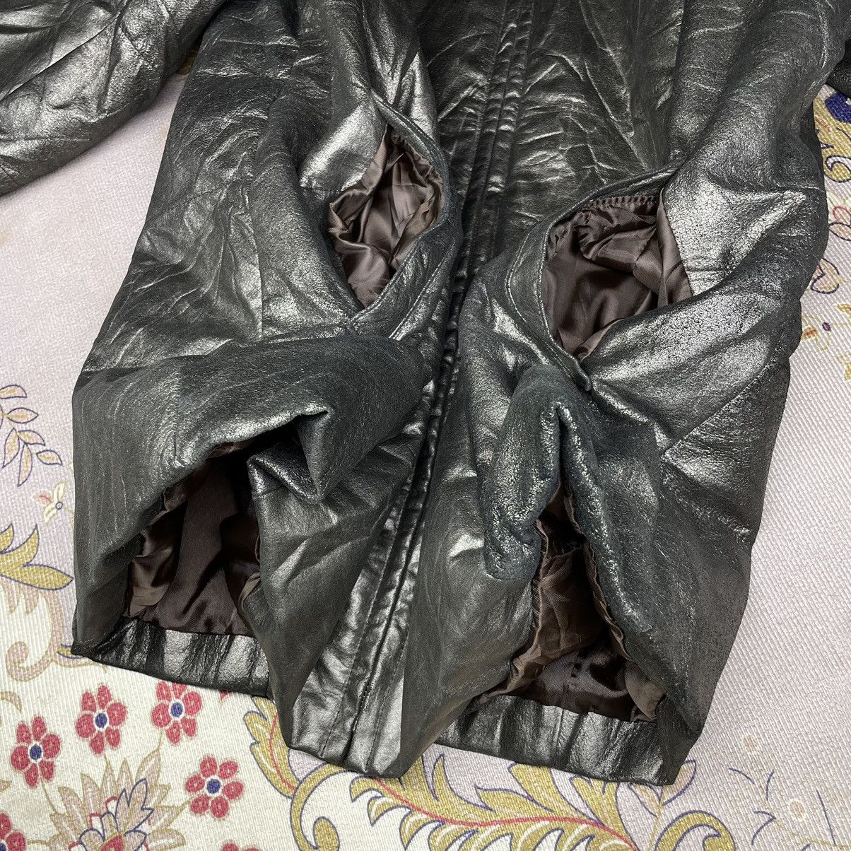 Kansai Yamamoto Kansai Bis by Kansai Yamamoto PU Leather Puffer Jacket Size M / US 6-8 / IT 42-44 - 20 Thumbnail