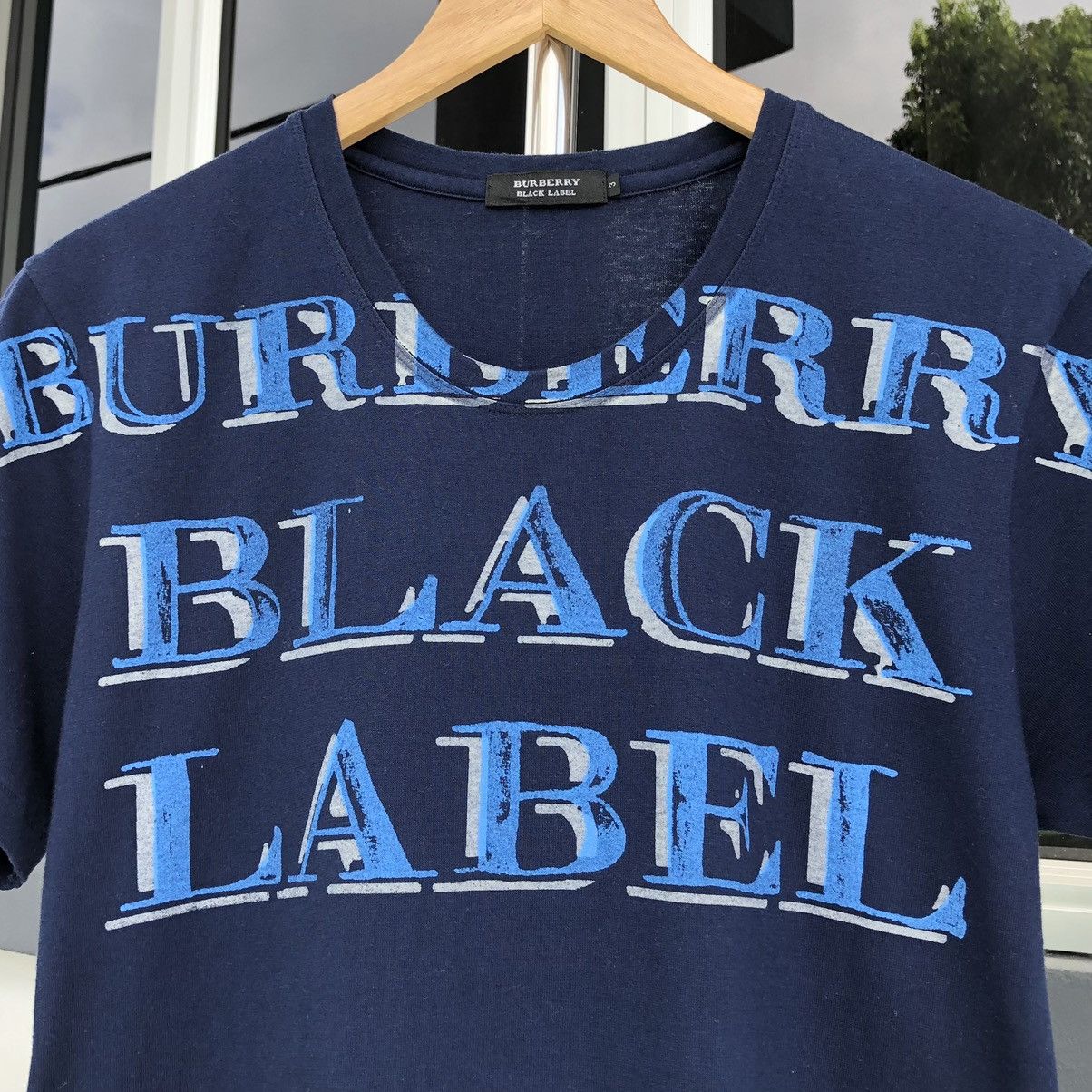 Burberry Burberry Black Label Spellout T-shirt Made In Japan 🇯🇵 Size US M / EU 48-50 / 2 - 2 Thumbnail