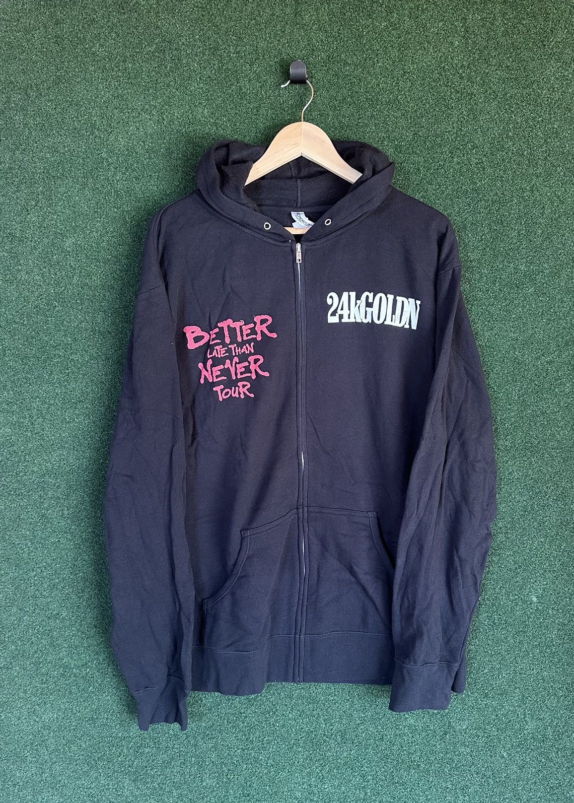 Band Tees × Vintage 24k Goldn Tour Zip-up Size XXL Size US XXL / EU 58 / 5 - 1 Thumbnail