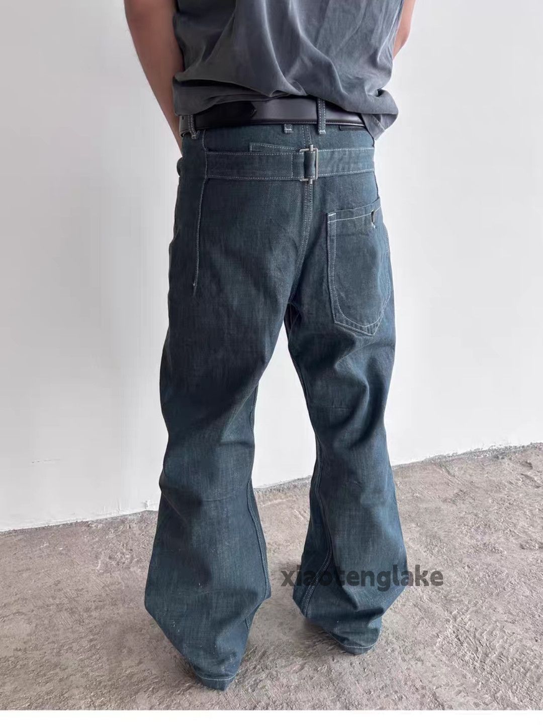 Jean ltx vintage denim yuppie wide Leg bootcut jeans Size US 36 / EU 52 - 2 Thumbnail