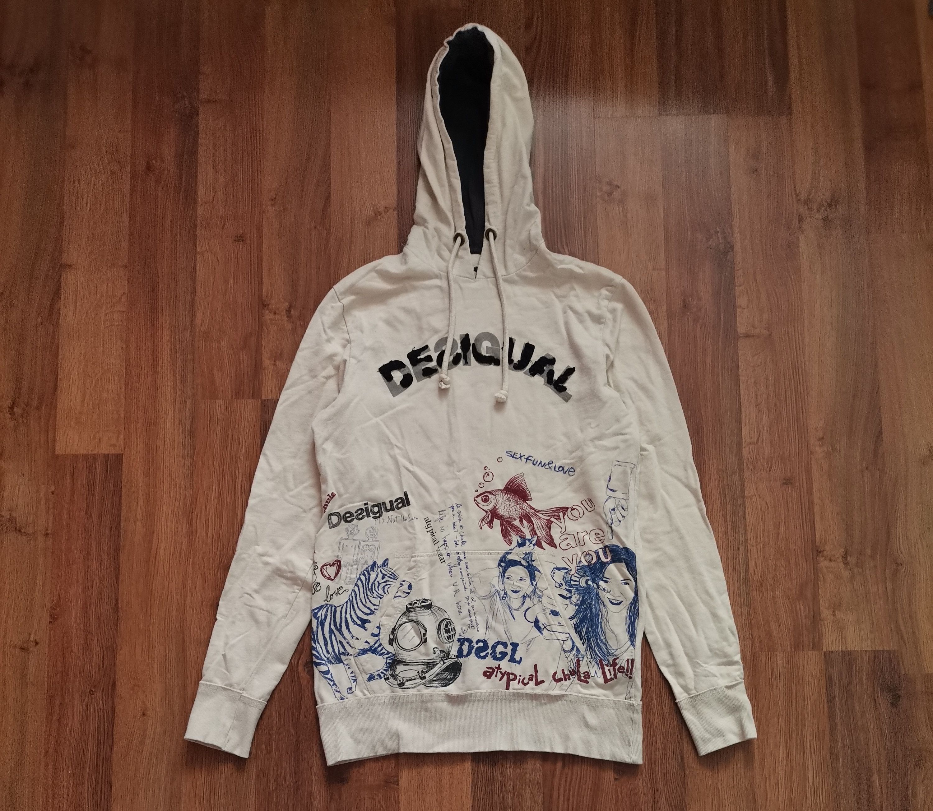 Desigual Desigual Hoodie Size US S / EU 44-46 / 1 - 1 Thumbnail