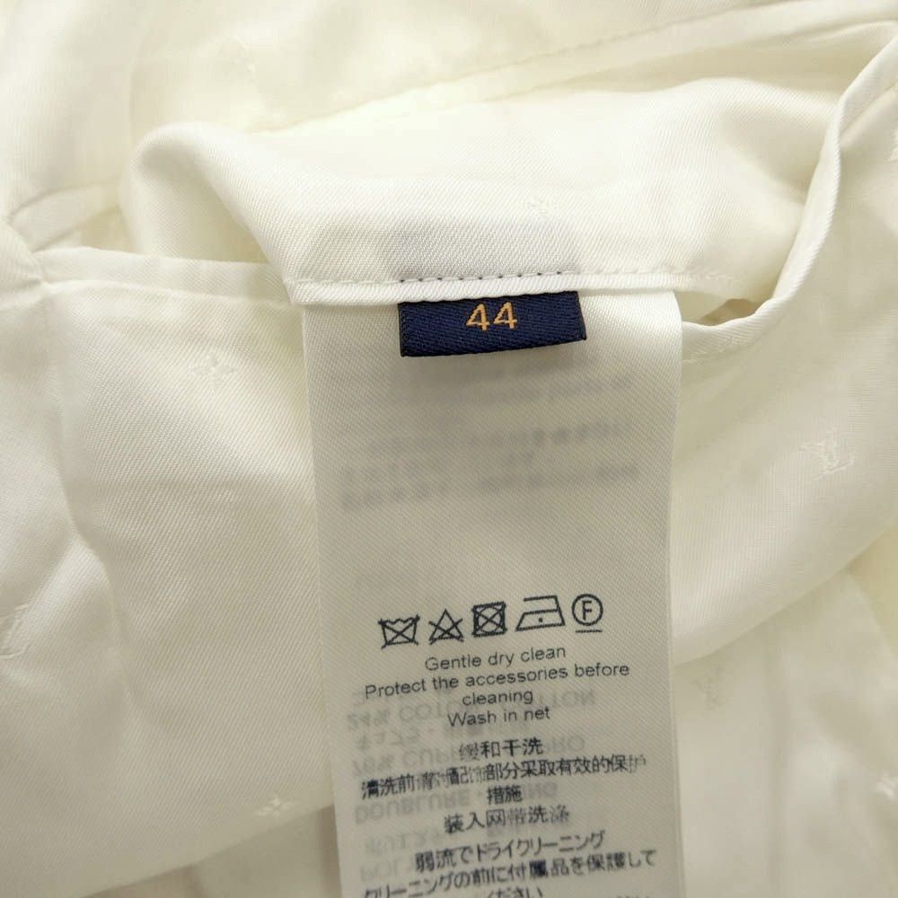 Louis Vuitton Louis Vuitton ivory double breasted blazer jacket 44 Size 44R - 6 Thumbnail