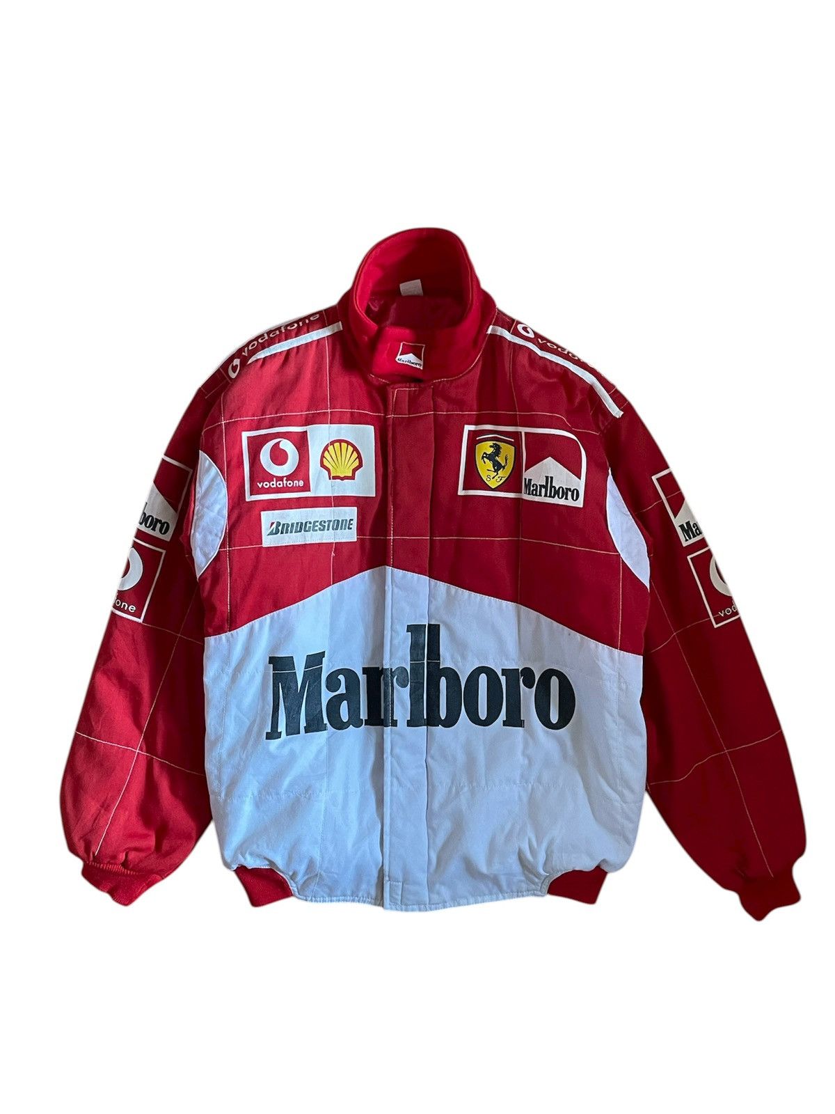 Marlboro Vintage Marlboro Bomber Jacket Size US L / EU 52-54 / 3 - 1 Thumbnail