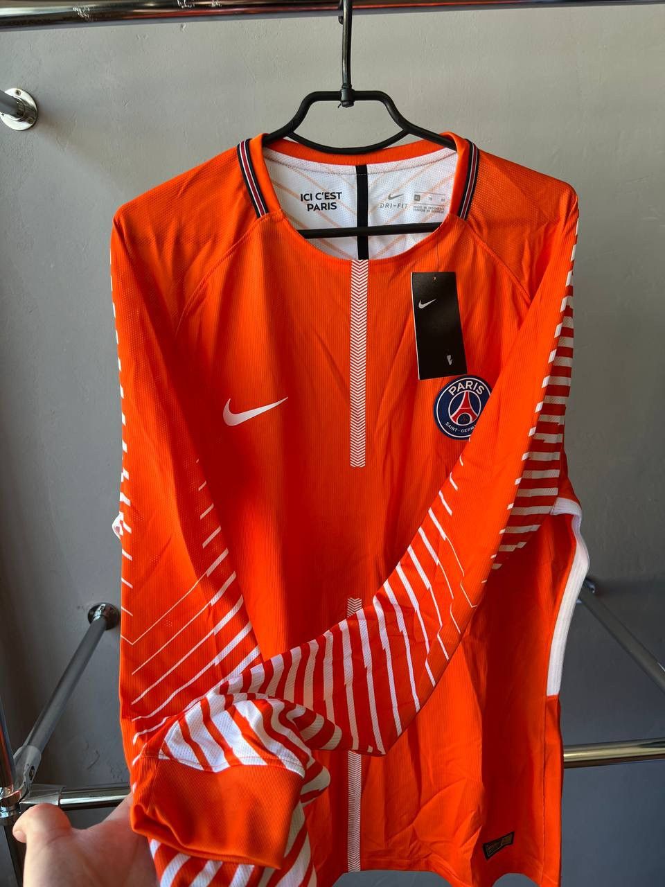 Nike NEW! 2018/19 PSG PARIS SAINT GERMAIN PLAYER ISSUED JERSEY Size US XL / EU 56 / 4 - 8 Thumbnail