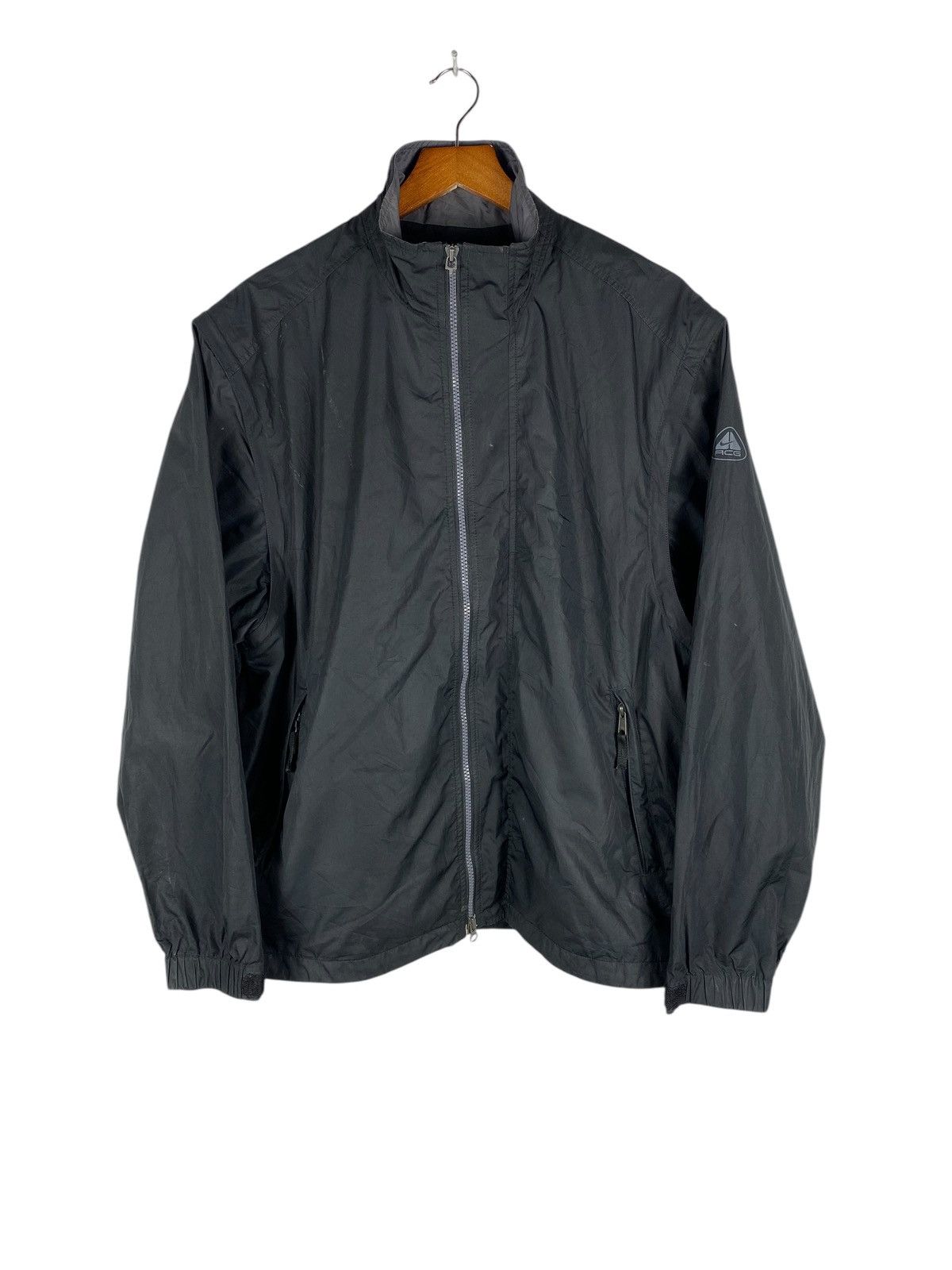 Nike ACG Vintage Nike ACG Removable Sleeves Windbreaker Jacket Size US XL / EU 56 / 4 - 1 Thumbnail