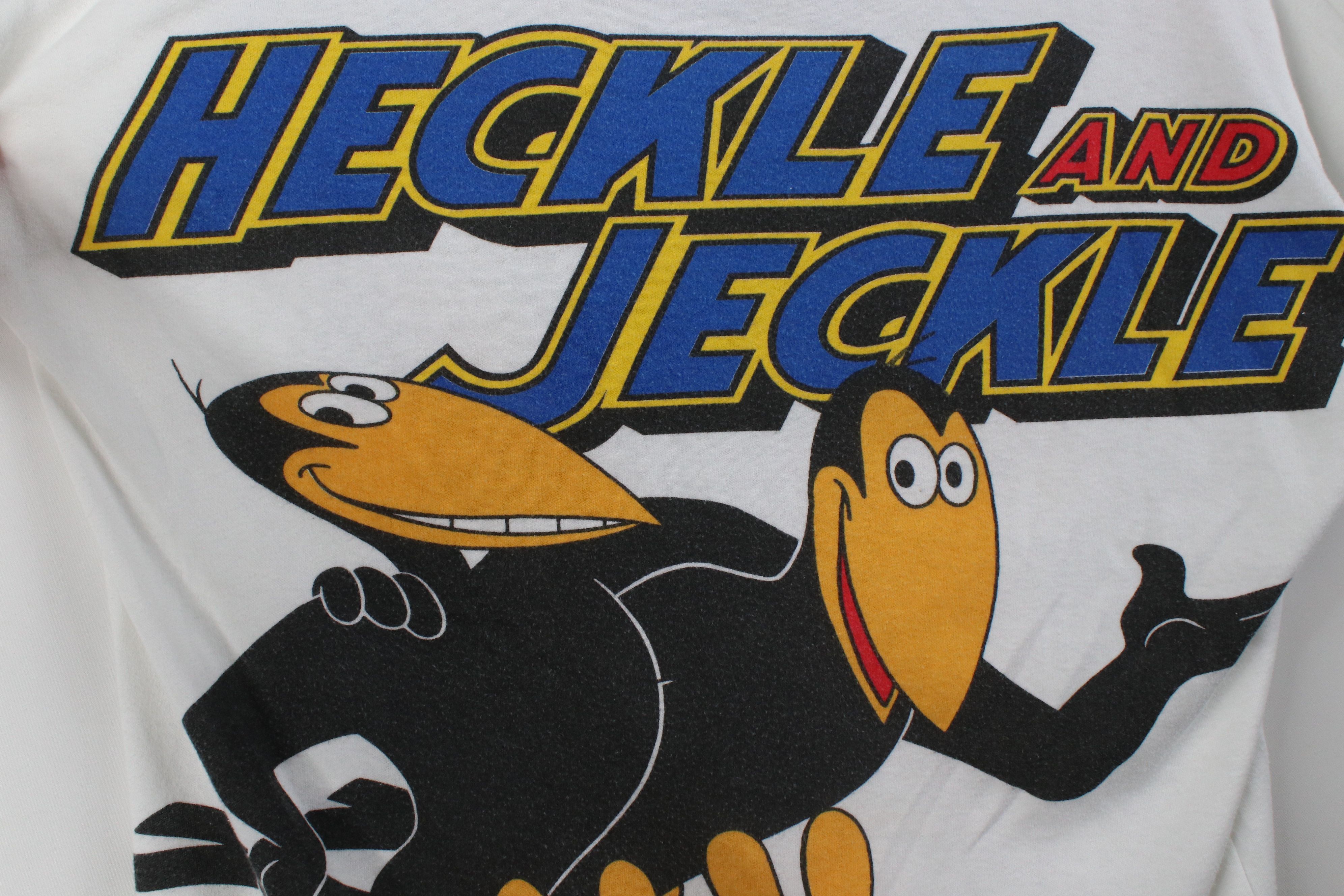 Vintage Vintage 80s Heckle and Jeckle The Magpies Comic T-Shirt Size S / US 4 / IT 40 - 4 Thumbnail