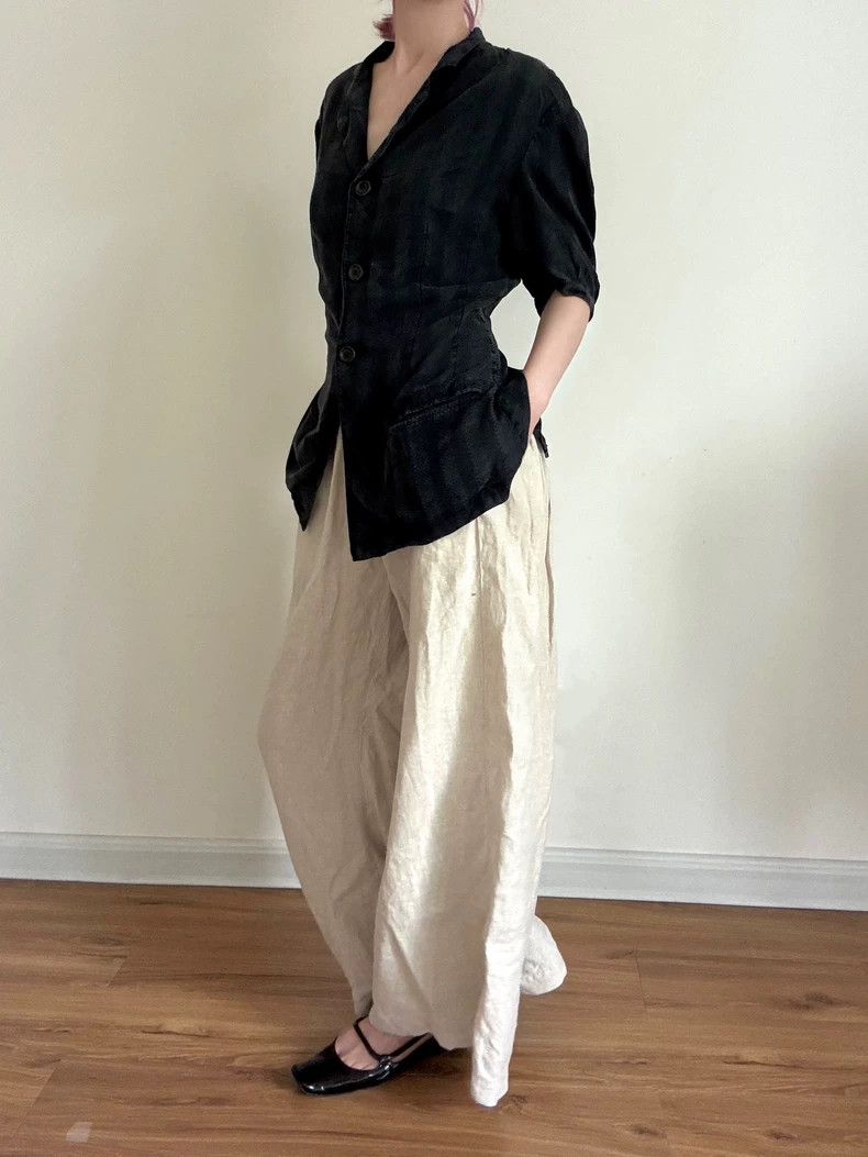 Y's Y's Washed embroidered jacket Size ONE SIZE - 1 Thumbnail