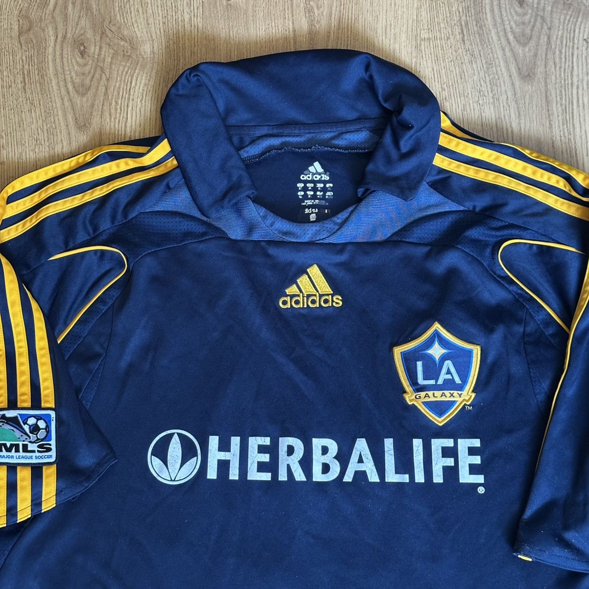 Adidas LA Galaxy David Beckham 2007-2008 Away Jersey Size US XL / EU 56 / 4 - 2 Thumbnail