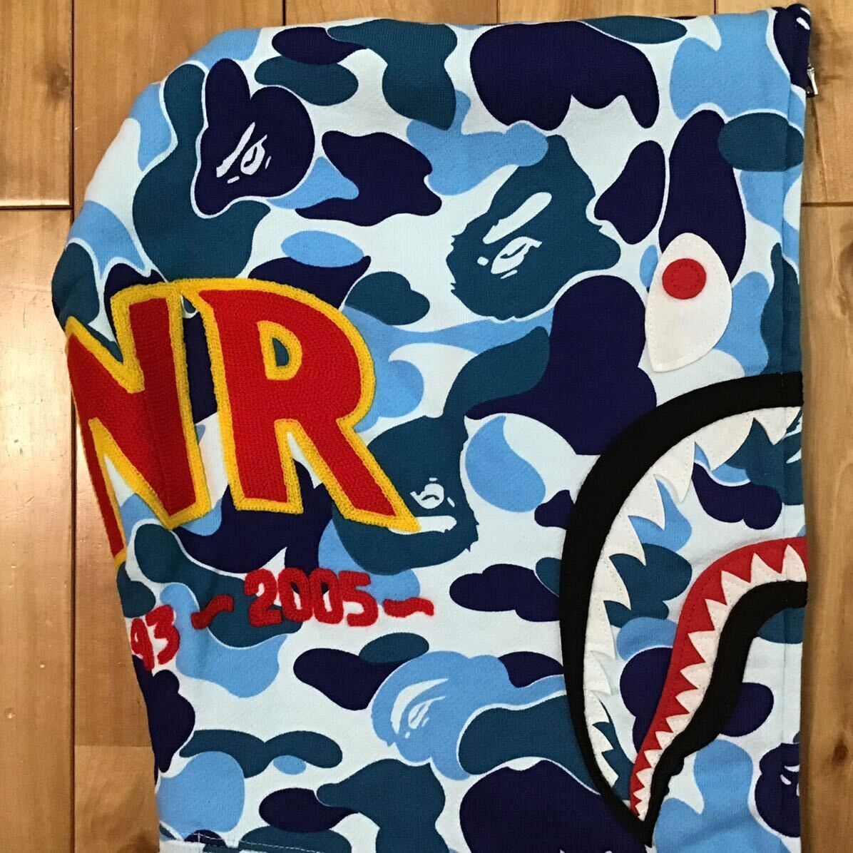 Bape BAPE ABC camo Blue shark full zip hoodie a bathing ape Size US M / EU 48-50 / 2 - 4 Thumbnail