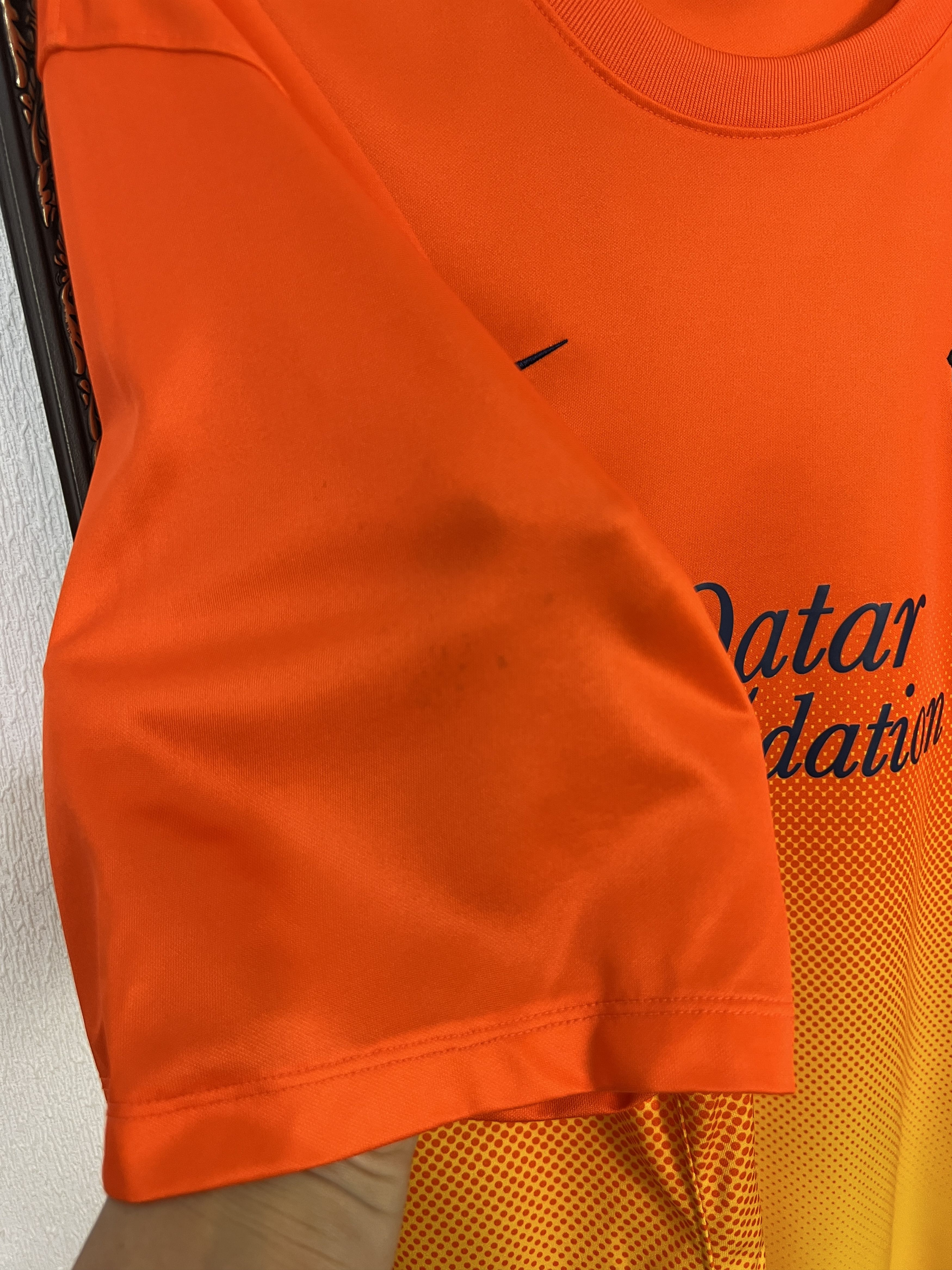 Nike Barcelona Away football shirt 2012 Soccer Nike Jersey Mens Size US XXL / EU 58 / 5 - 6 Thumbnail
