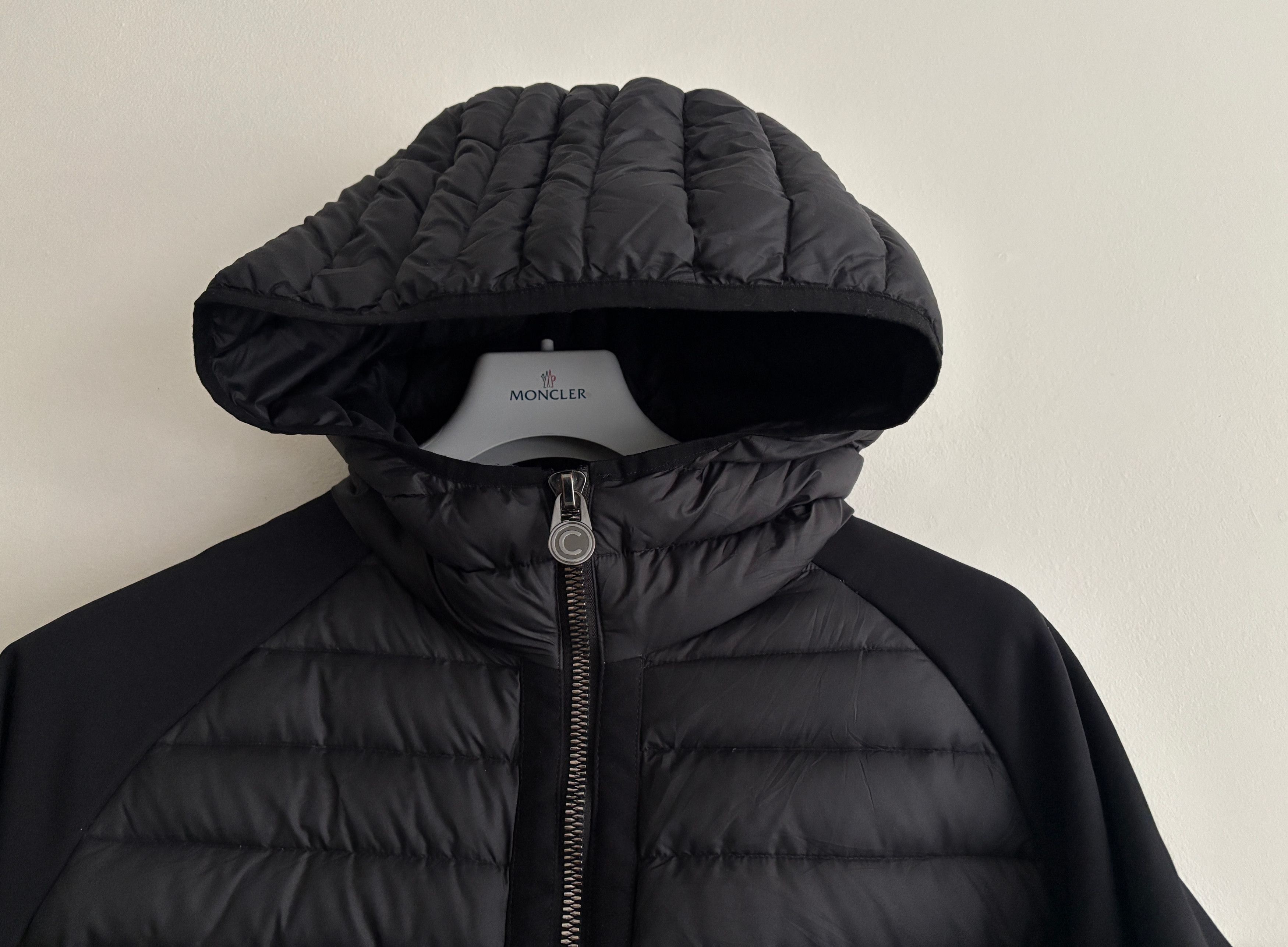 Colmar $745 Black Mixed Media Long Down Puffer Jacket/ Parka Large Size US L / EU 52-54 / 3 - 5 Thumbnail
