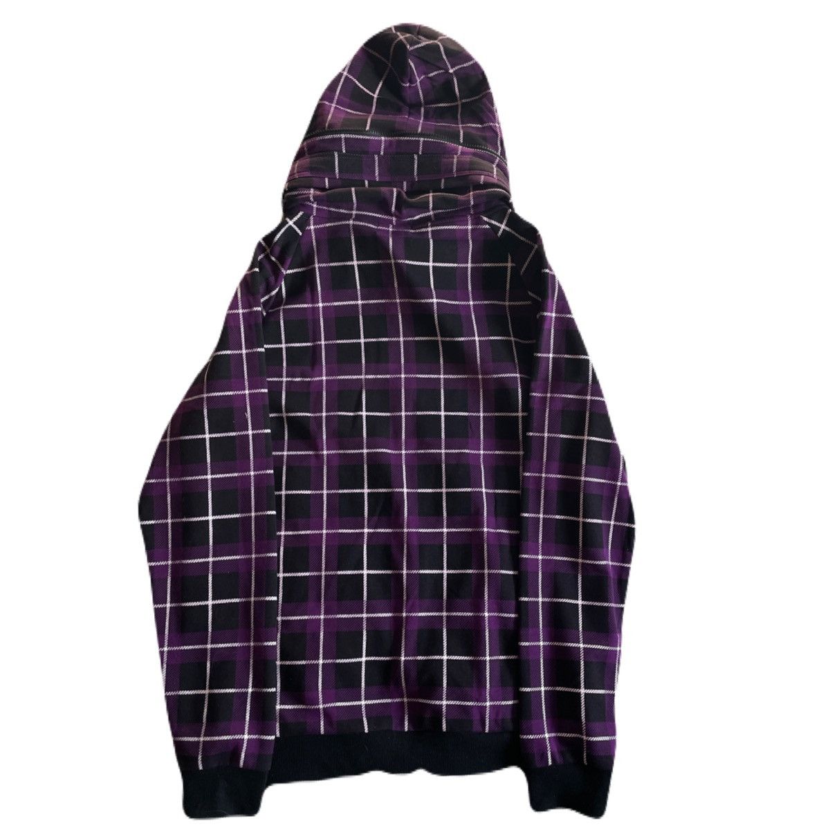 If Six Was Nine 2000s Japanese archive Vkei Bono Plaid Check Hooded Jacket Size US M / EU 48-50 / 2 - 4 Thumbnail
