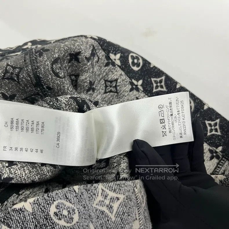 Louis Vuitton Louis Vuitton Denim Skirt Size 35" - 8 Thumbnail