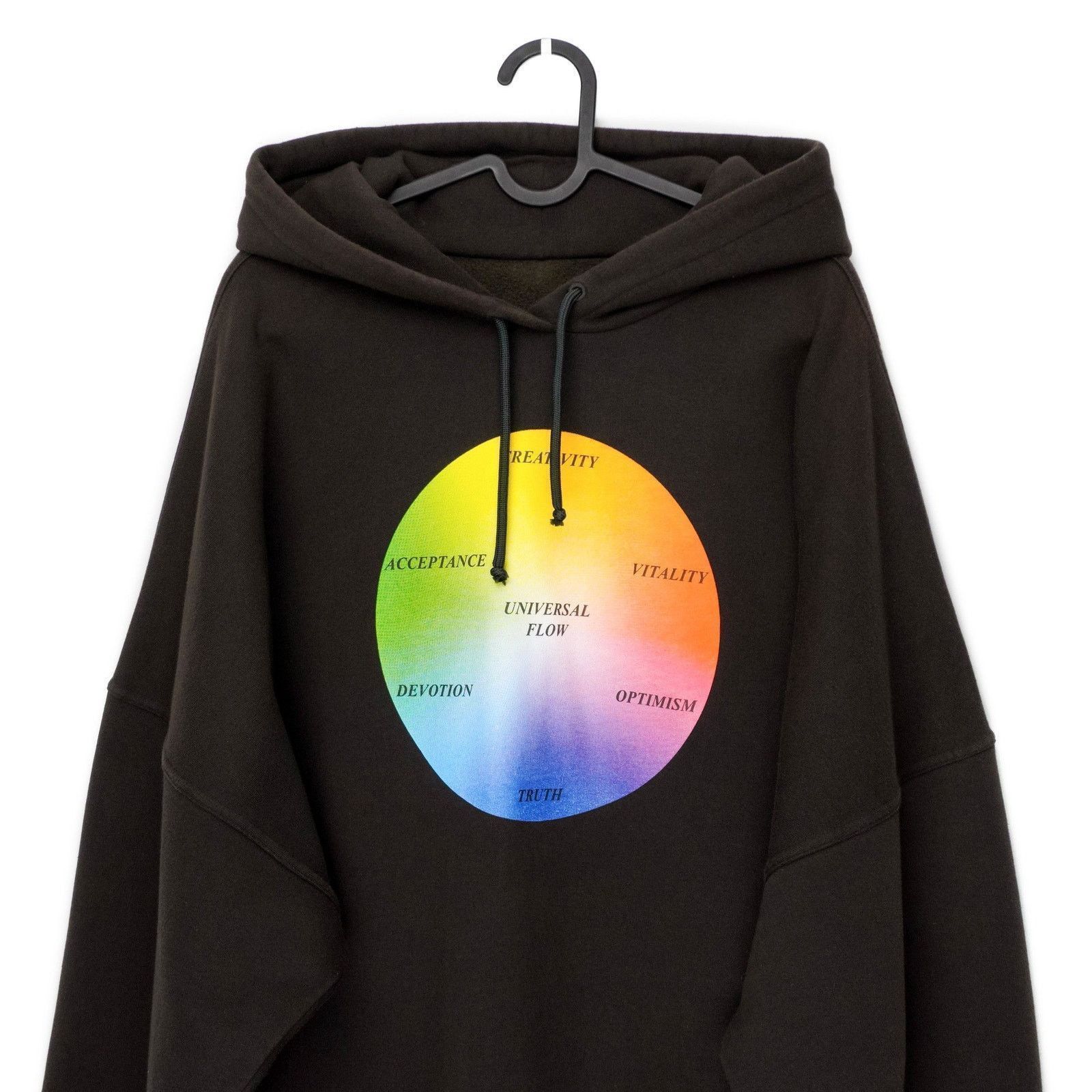 Balenciaga Universal Flow Back Logo Brown Sweatshirt Hoodie