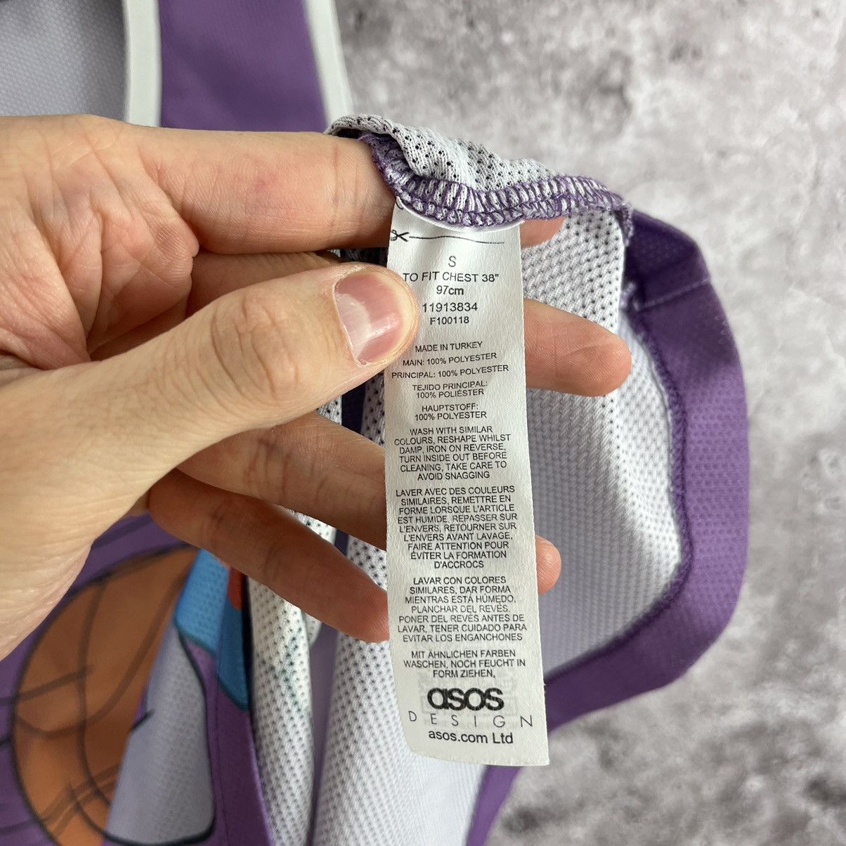 Asos Space Jam ASOS Tank Top Sleeveless Tune Squad Bax Bany Logo Size US S / EU 44-46 / 1 - 10 Thumbnail