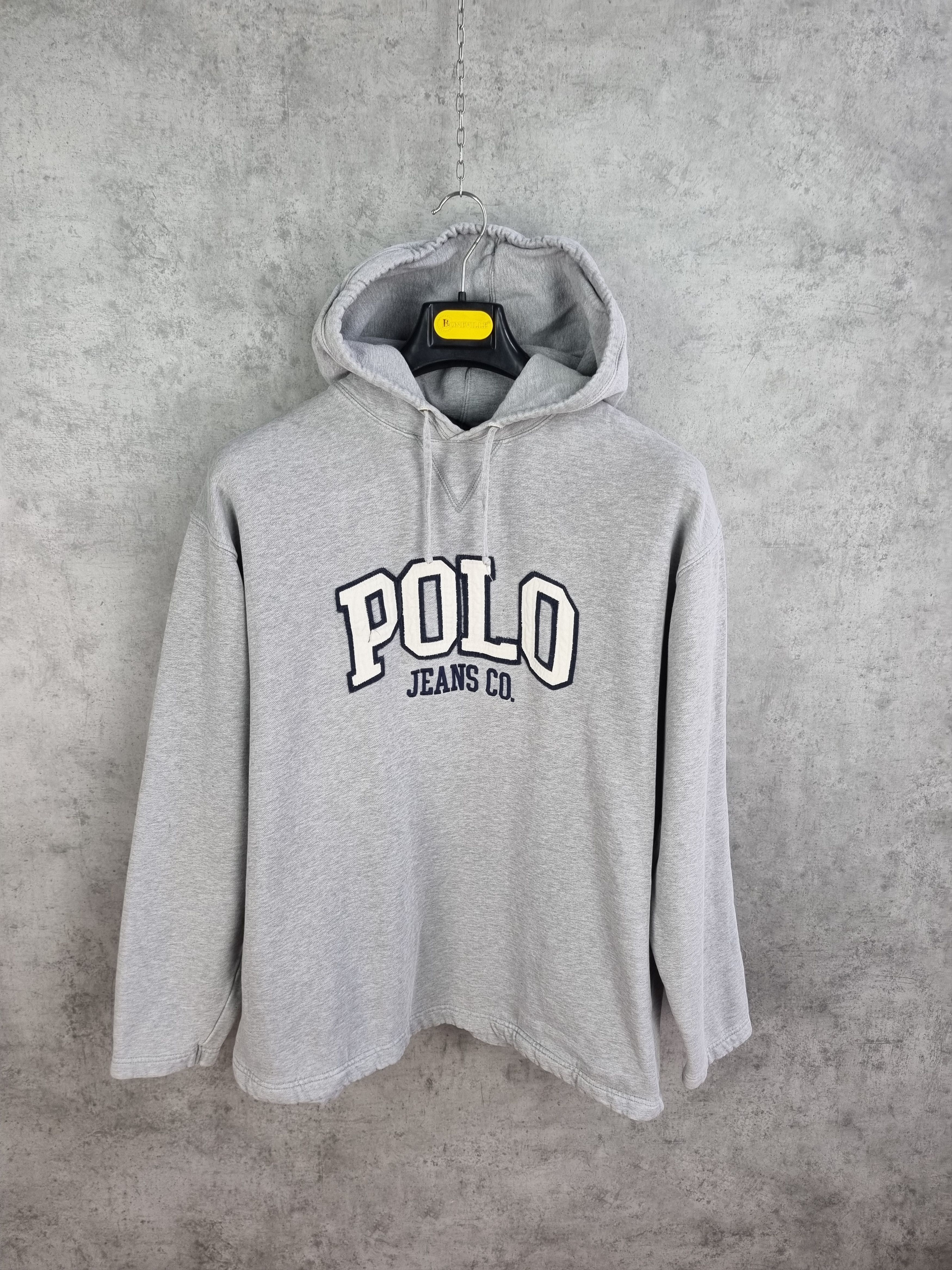 Polo Ralph Lauren × Vintage Polo Sport Ralph Lauren Relaxed Fit Spellout BigLogo Hoodie Size US L / EU 52-54 / 3 - 4 Thumbnail
