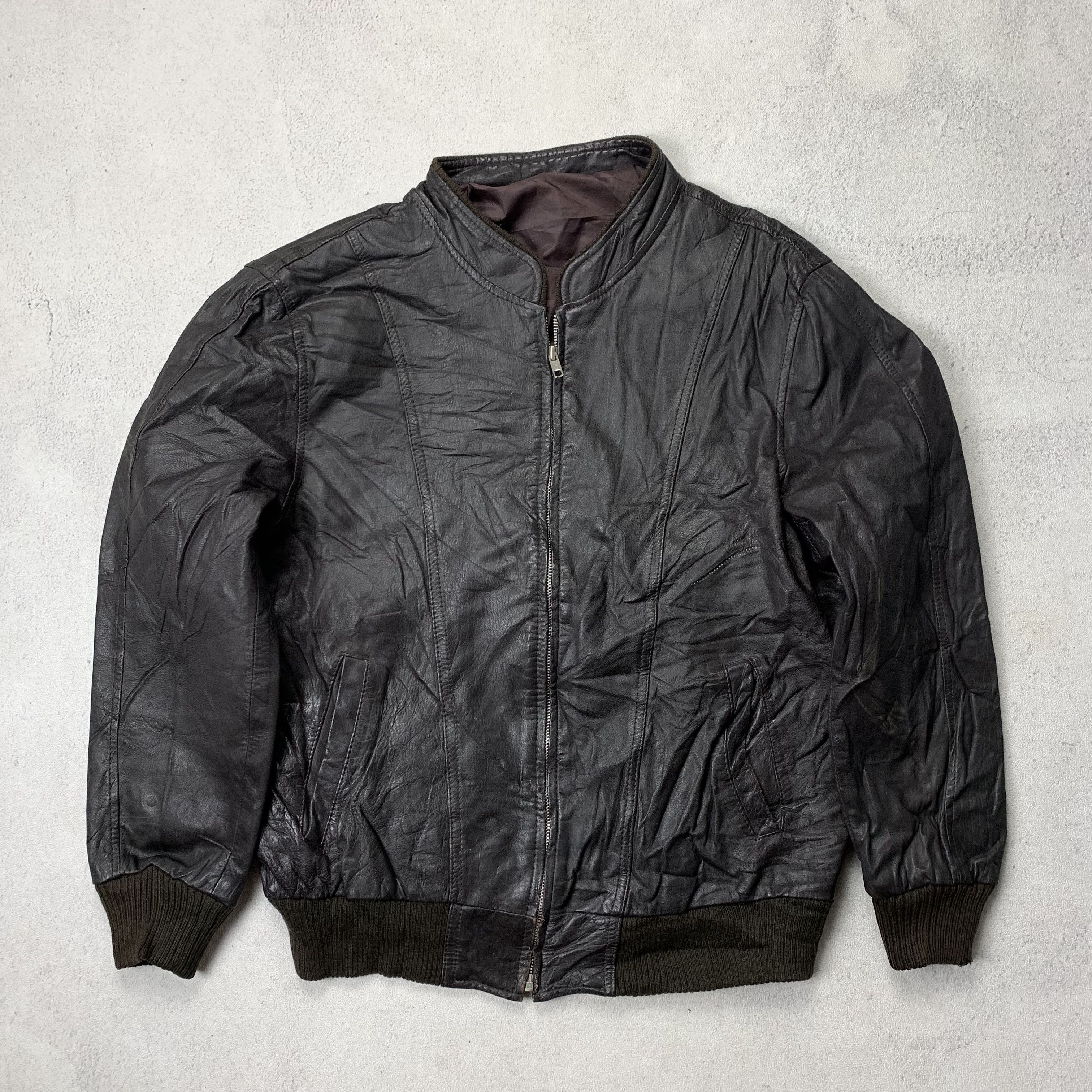 Genuine Leather Vintage Jackers Leather Jacket Cowhide Size US M / EU 48-50 / 2 - 1 Thumbnail
