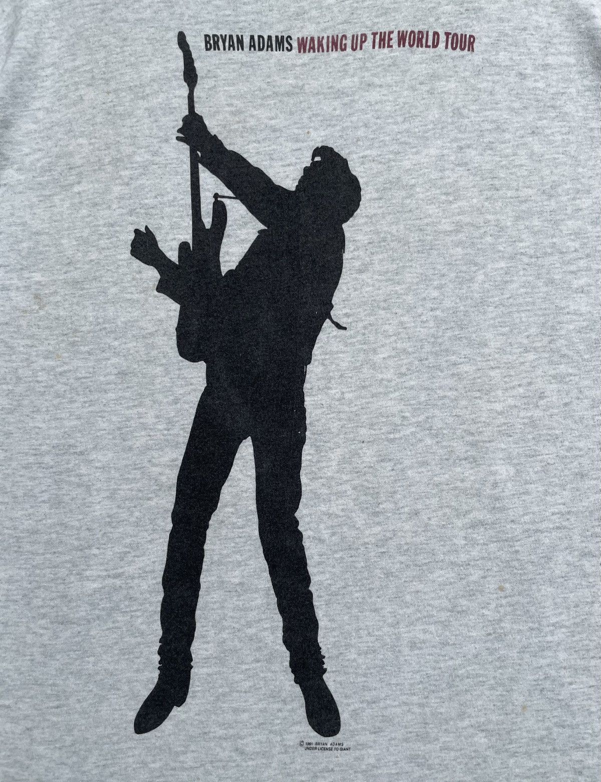 Band Tees RARE🔥 Vintage 90s BRYAN ADAMS Under License To Giant Size US L / EU 52-54 / 3 - 2 Thumbnail