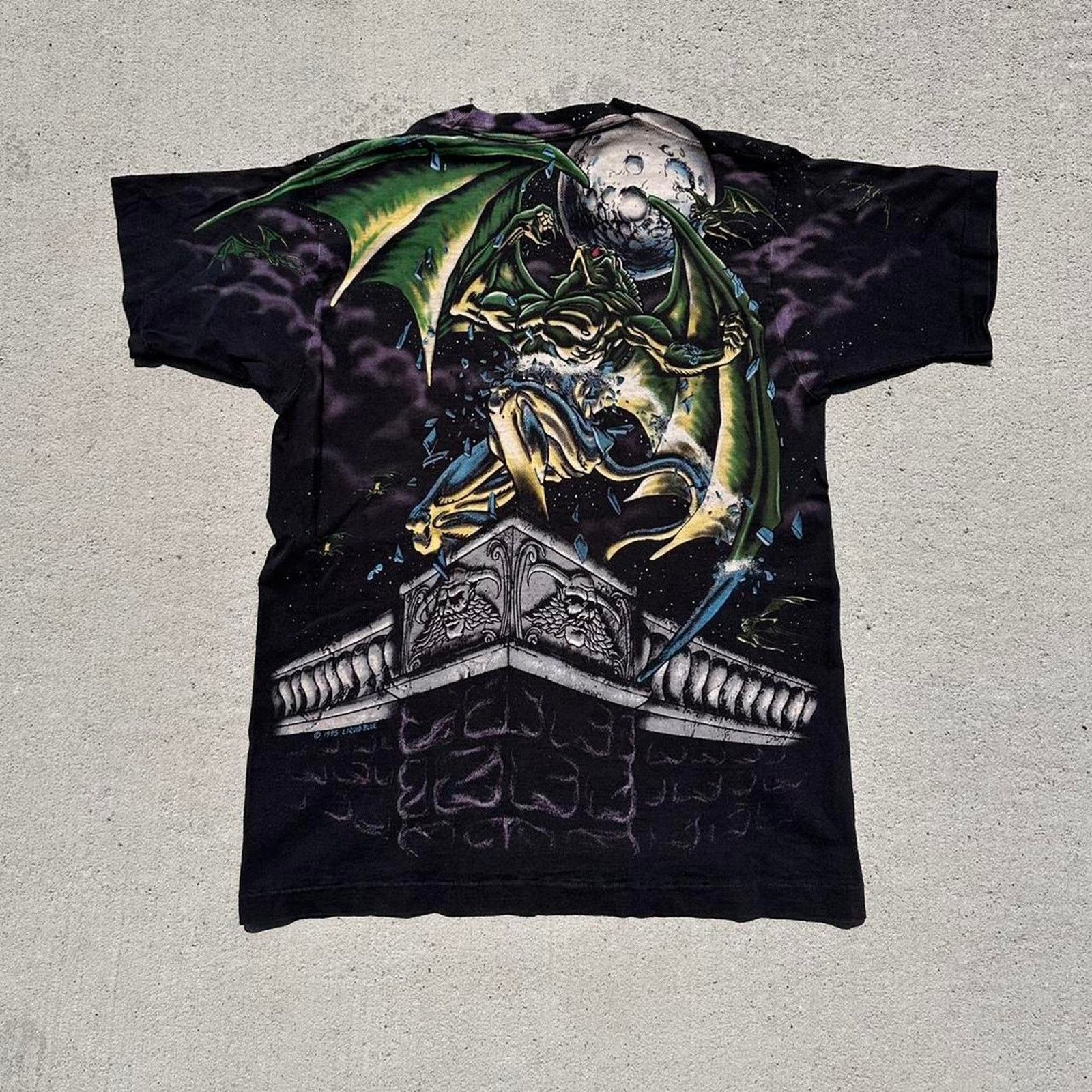 Liquid Blue × Vintage Vintage 1995 Gargoyle Liquid Blue AOP Shirt Size US L / EU 52-54 / 3 - 3 Thumbnail